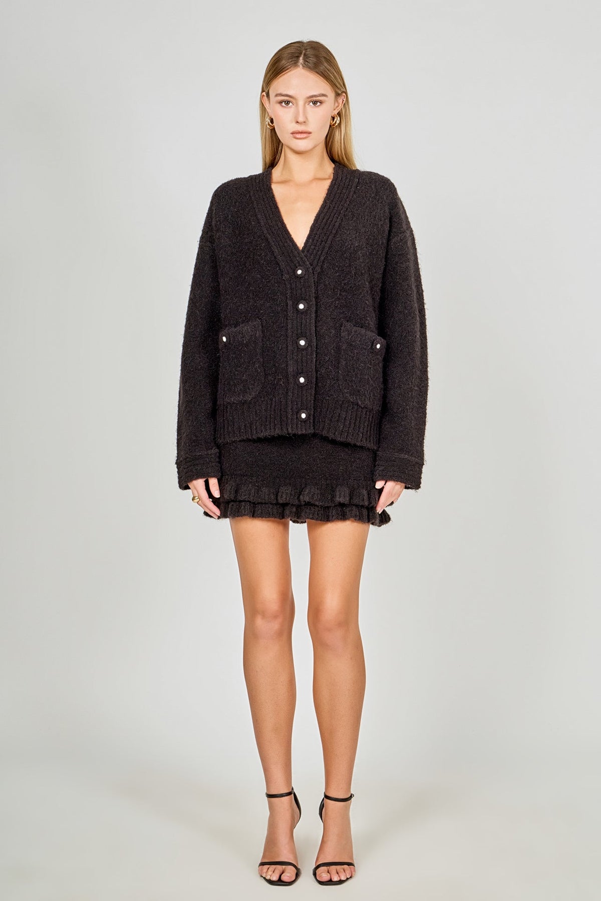 Fuzzy Oversized Cardigan