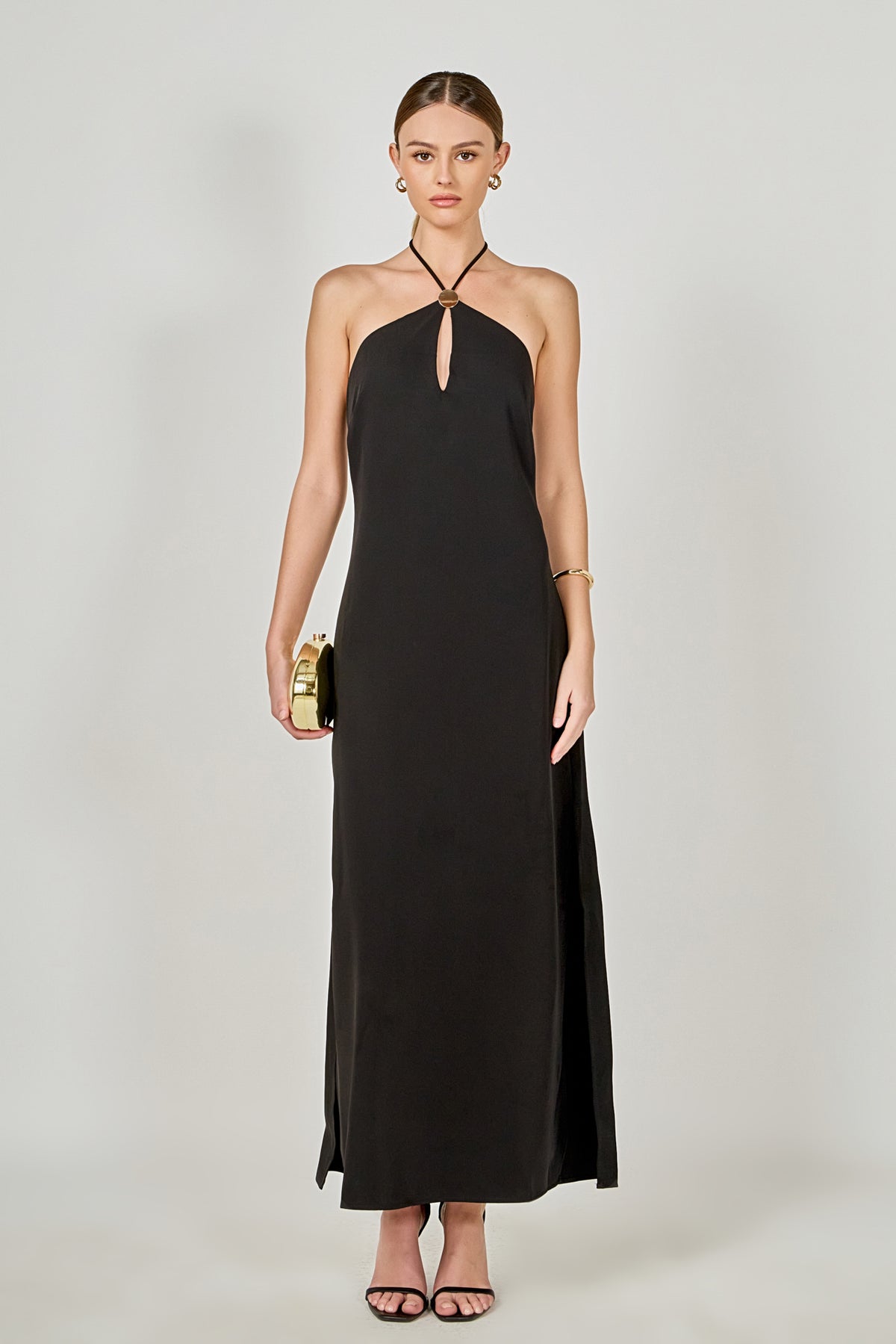 Halter Neck Maxi Dress