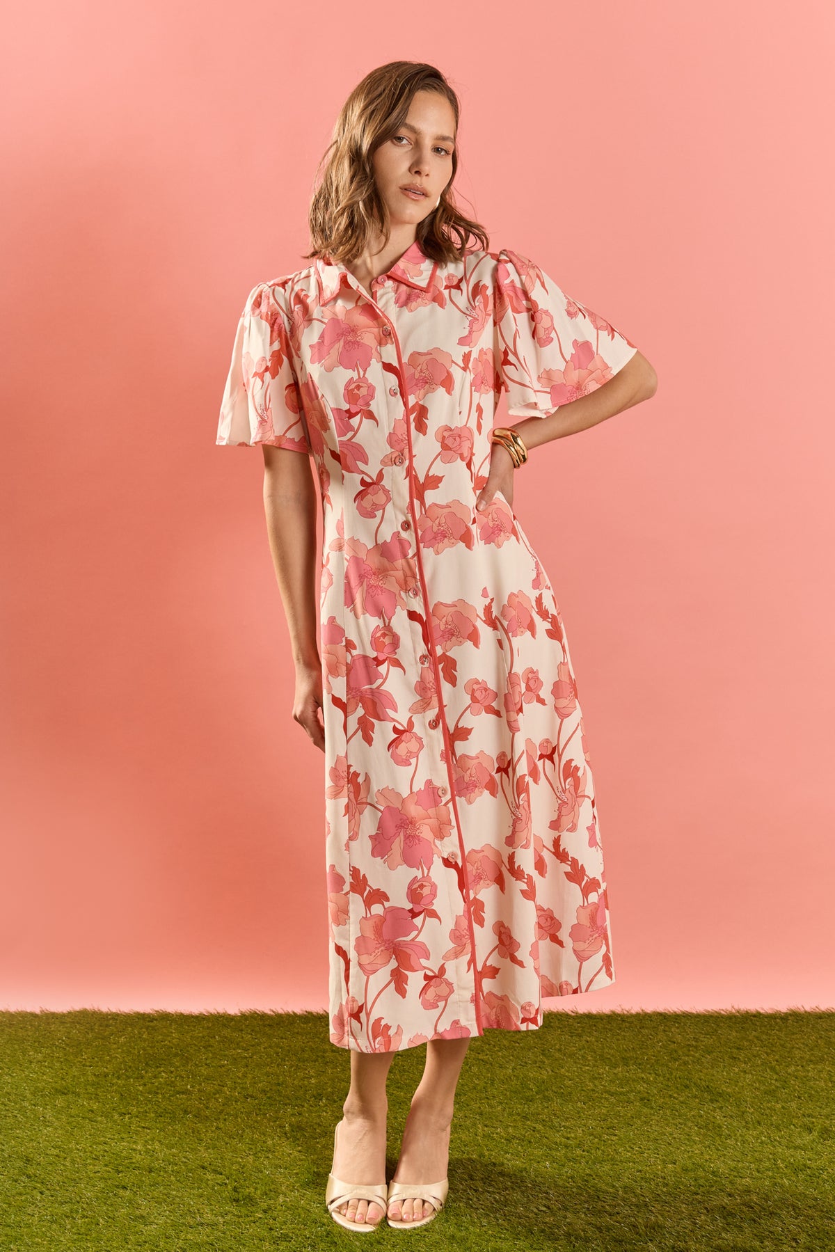 A-Line Mini Shirt Dress