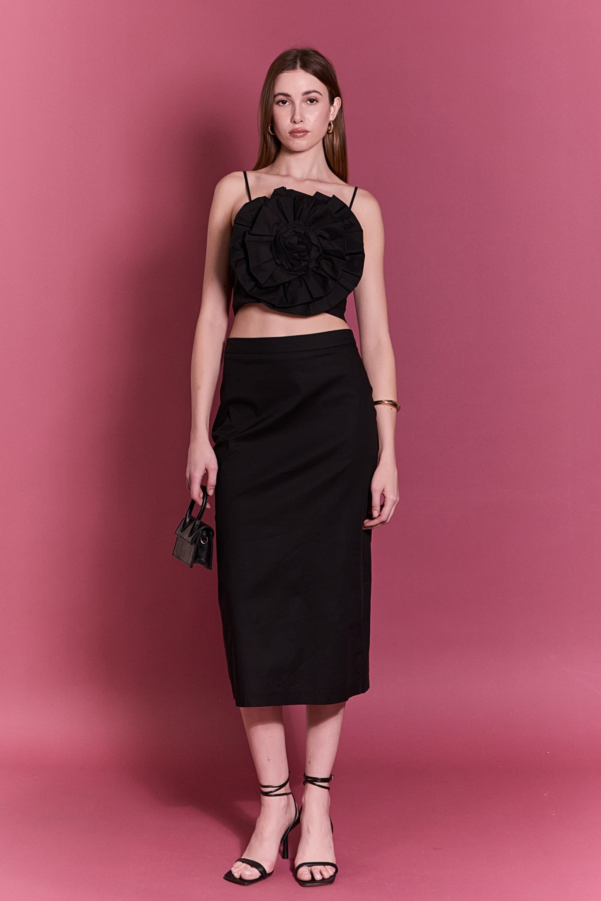 Floral Tube Cropped Top