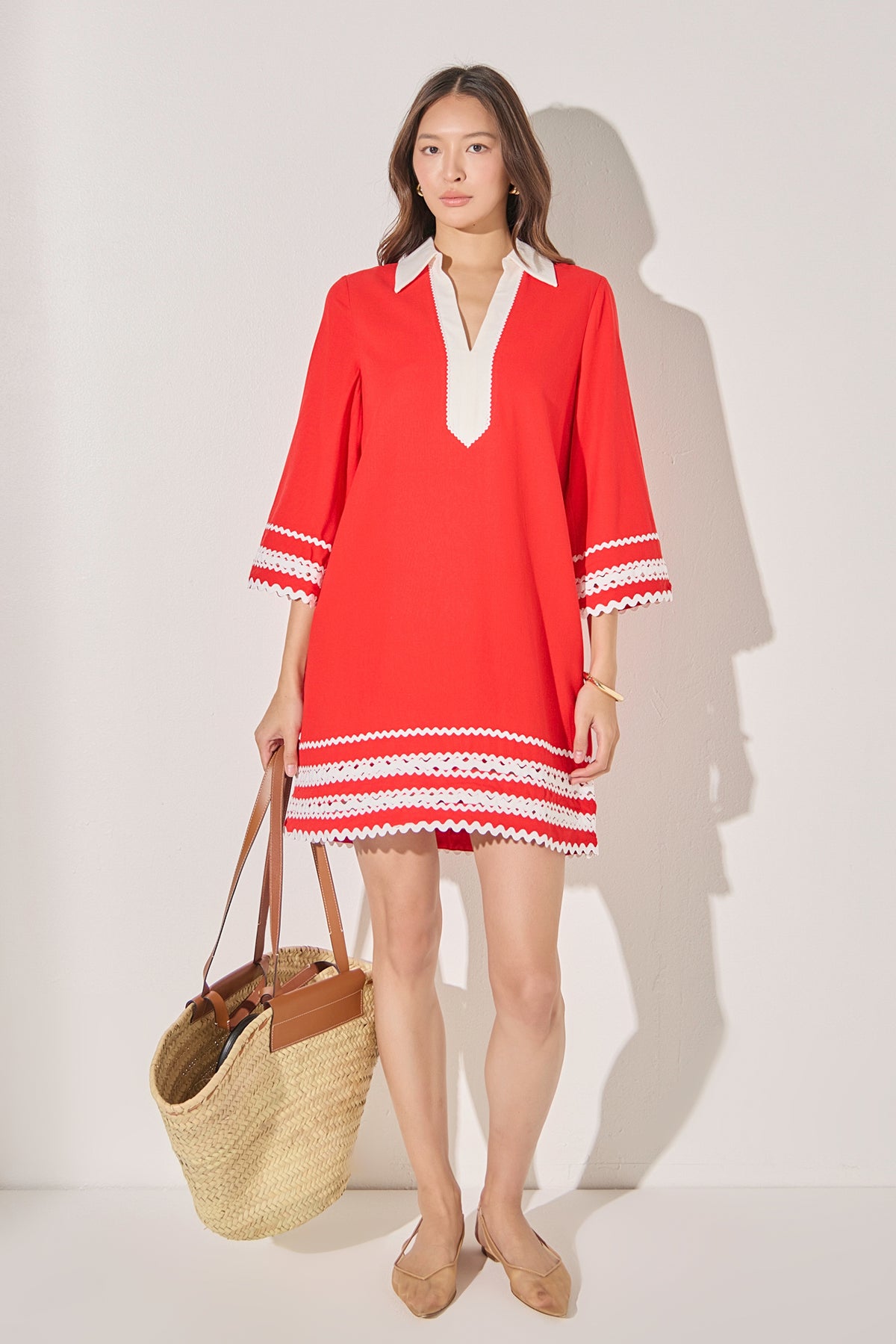 The Ric Rac Tunic Mini Dress
