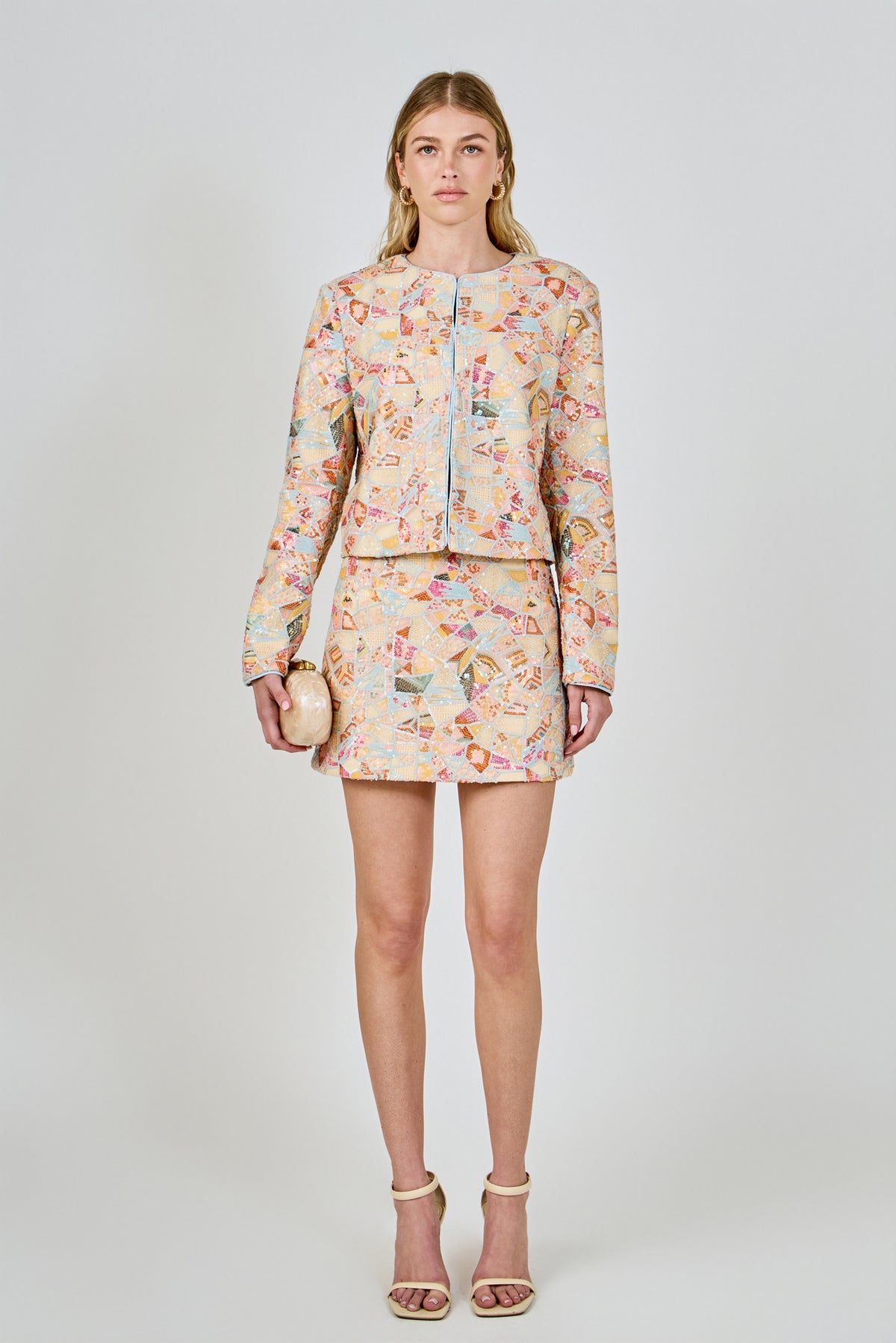 Muliticolor Sequins Jacket