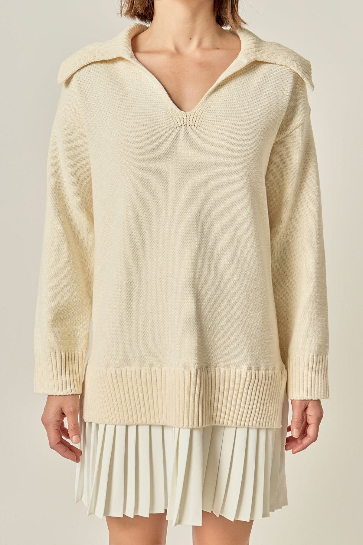 Layered Sweater Dress