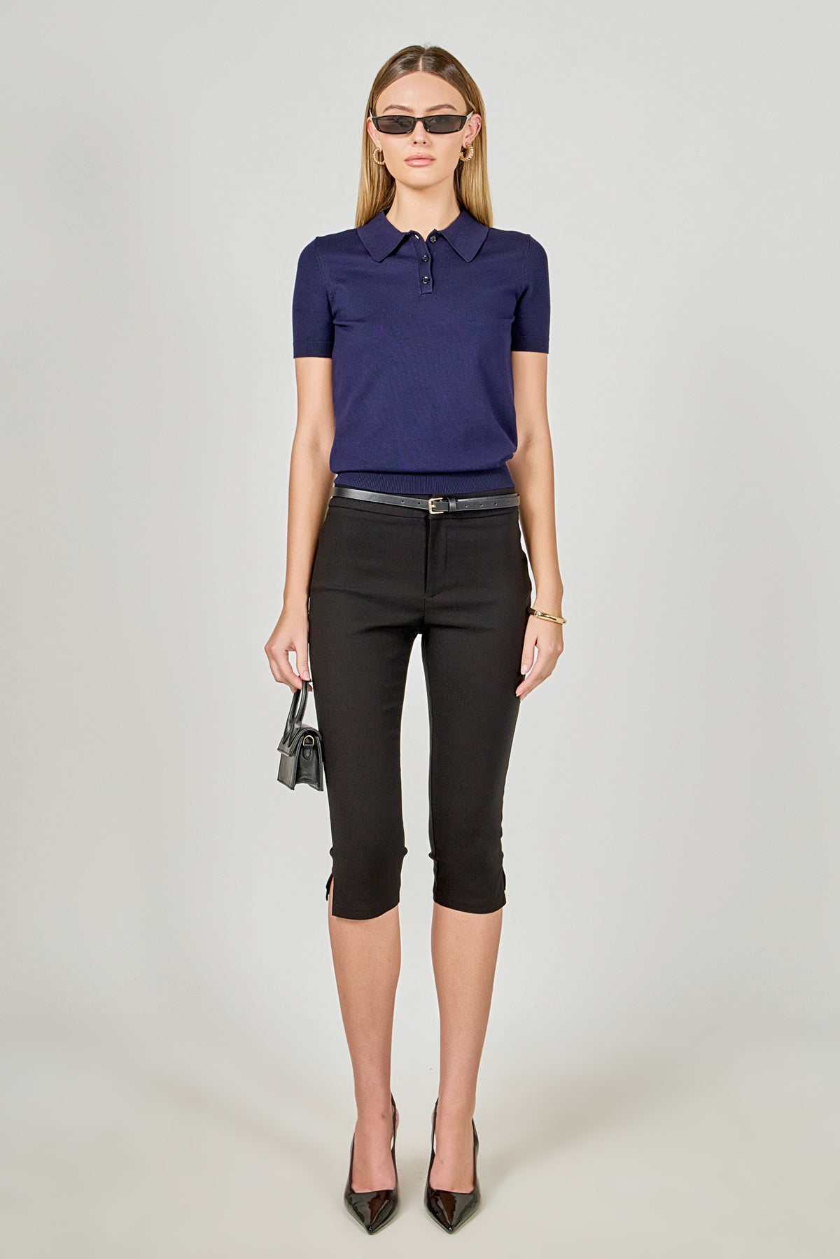 Polo Short Sleeve Sweater
