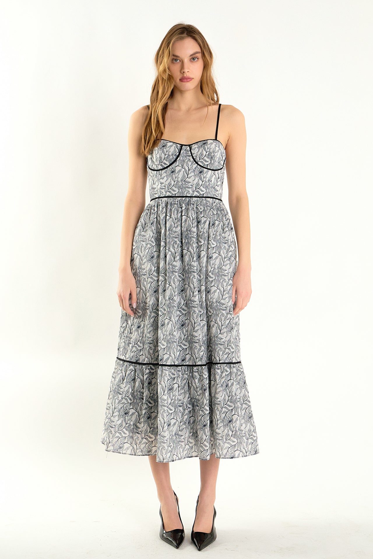 Floral Print Maxi Dress