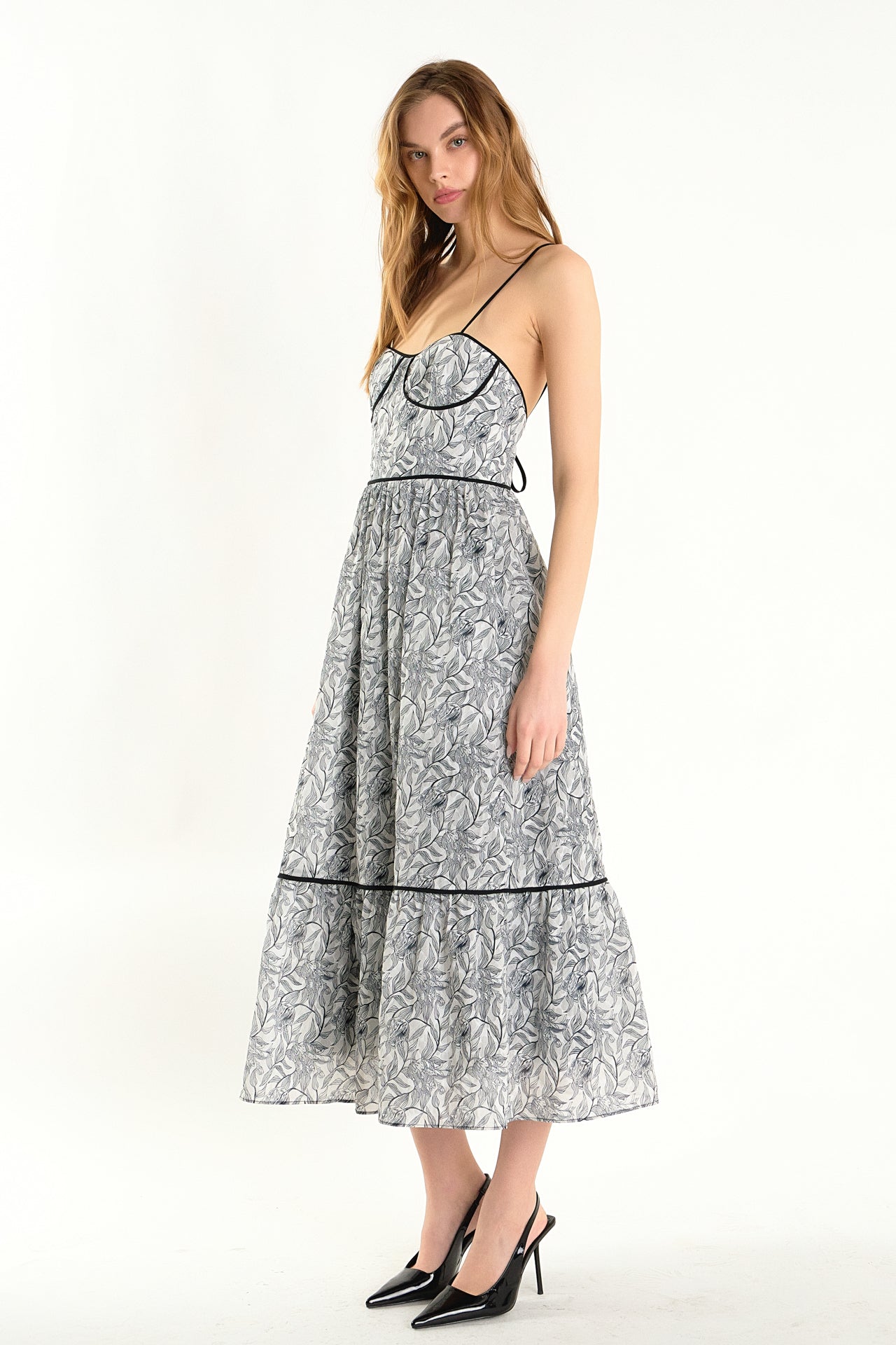 Floral Print Maxi Dress