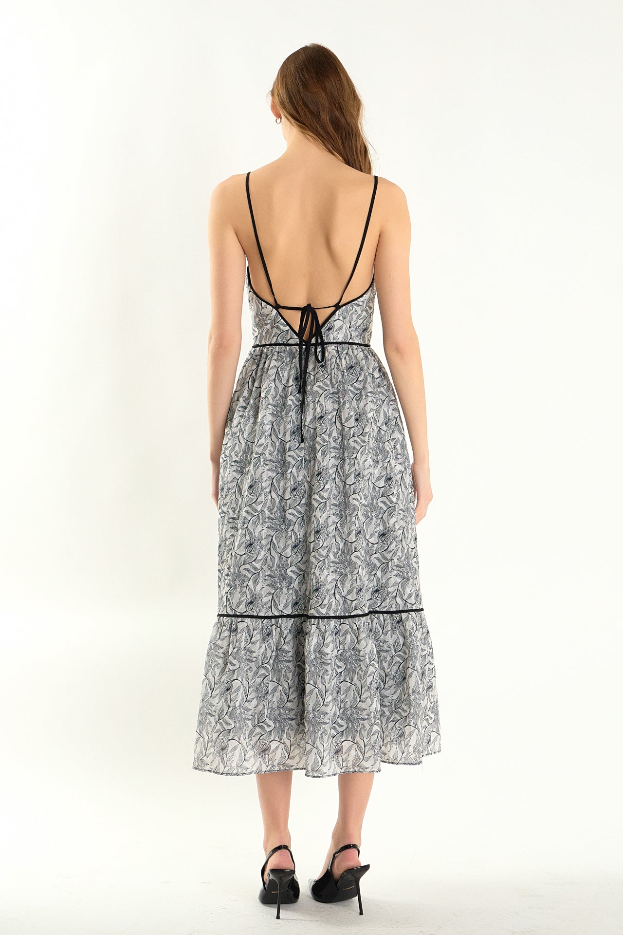 Floral Print Maxi Dress