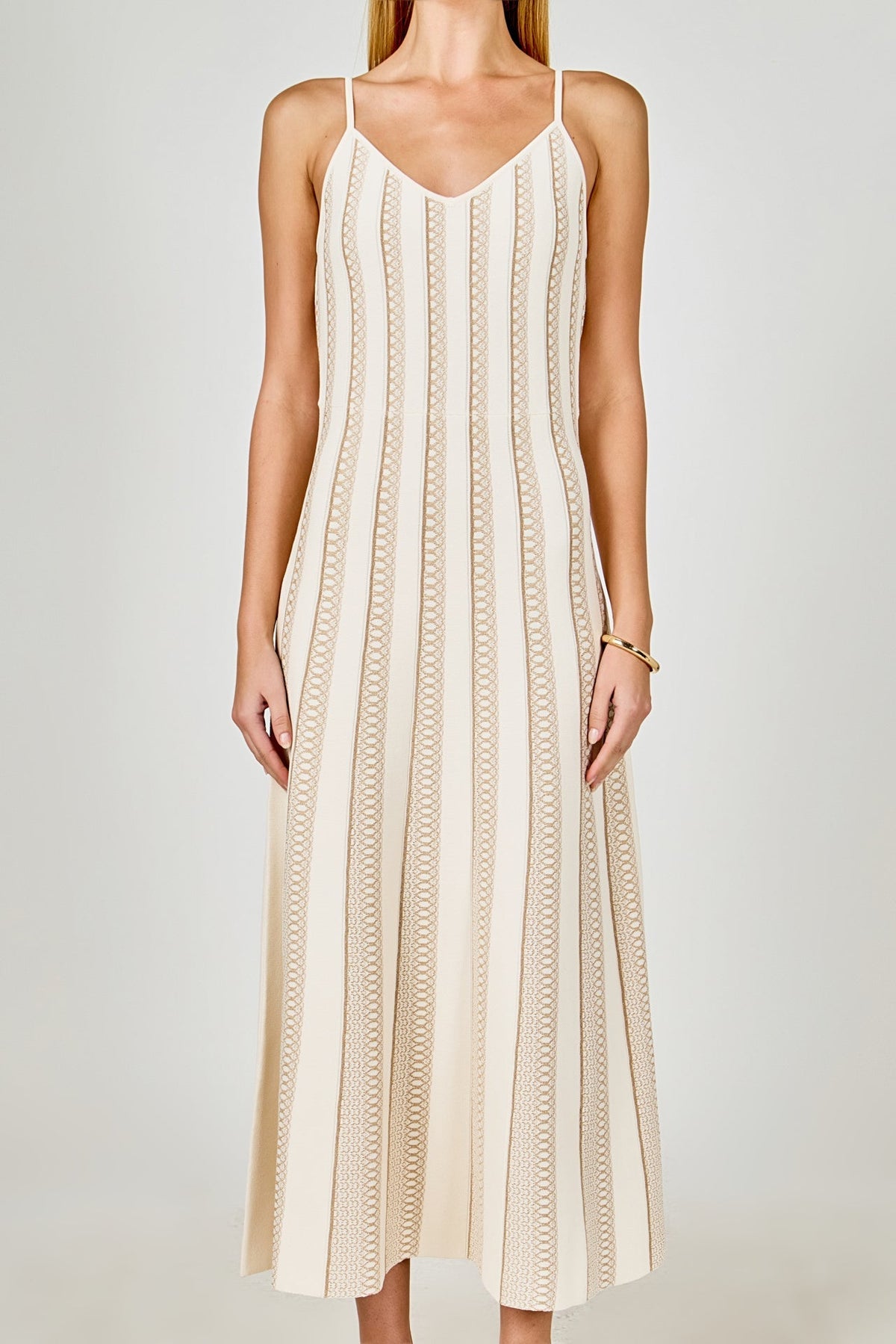 Lurex Knit Maxi Dress