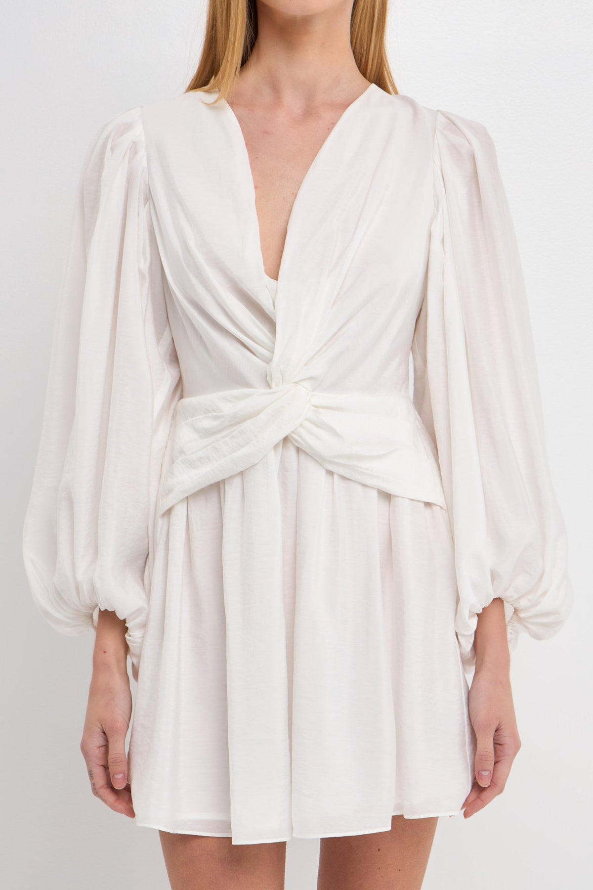 ENDLESS ROSE - Twist Front Mini Dress - DRESSES available at Objectrare