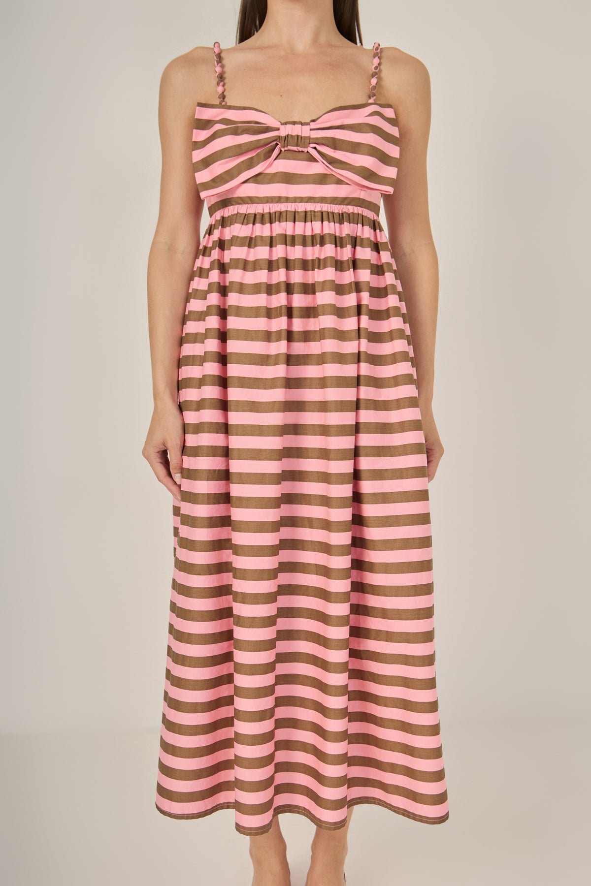 Striped Midi Dress