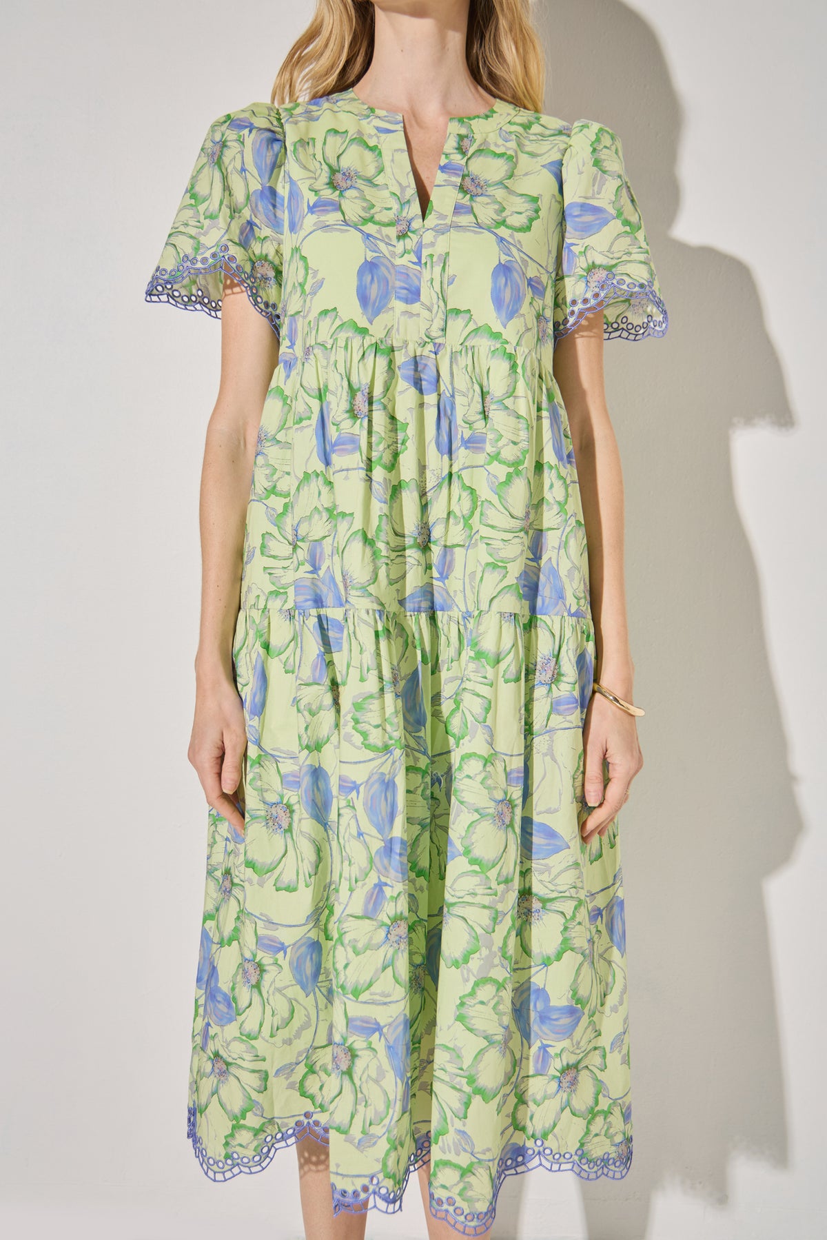 Printed Easy Midi Dress