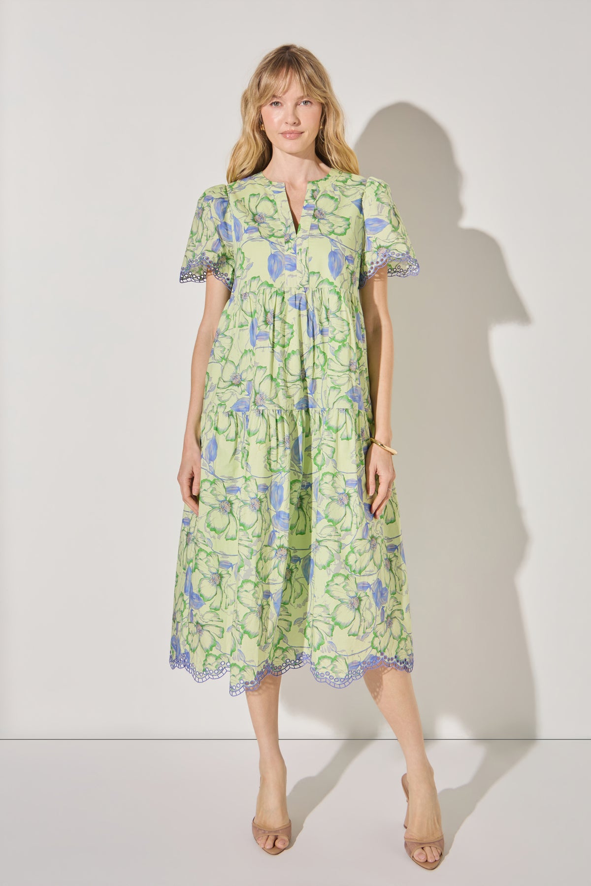 Printed Easy Midi Dress
