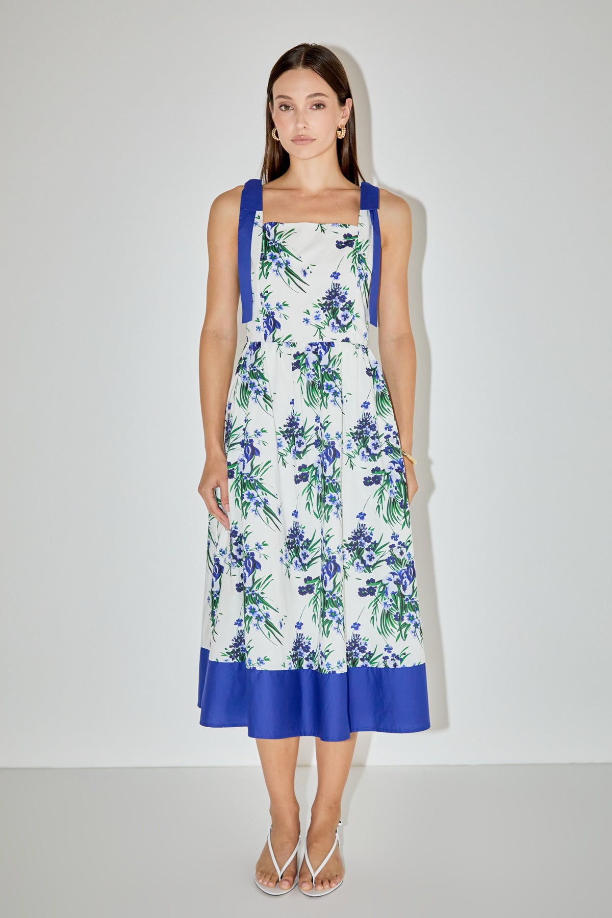Floral Print Midi Dress