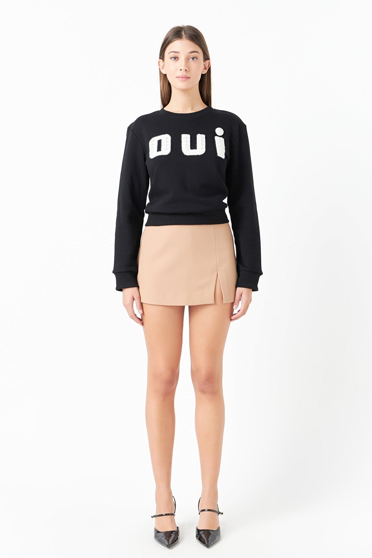 Slit Detail Skort