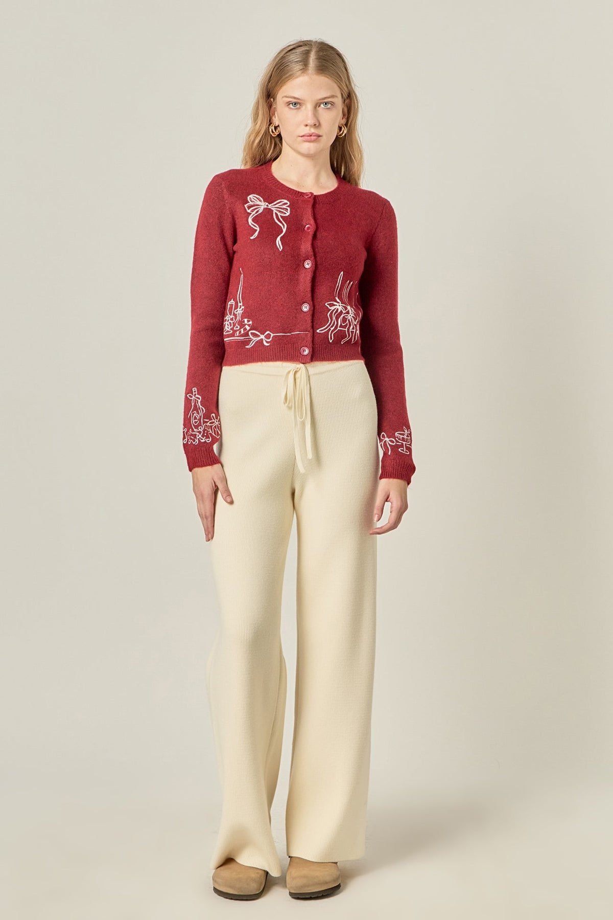 String Knit Pants