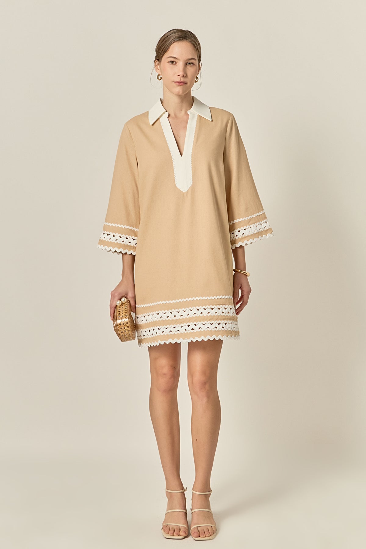 The Ric Rac Tunic Mini Dress