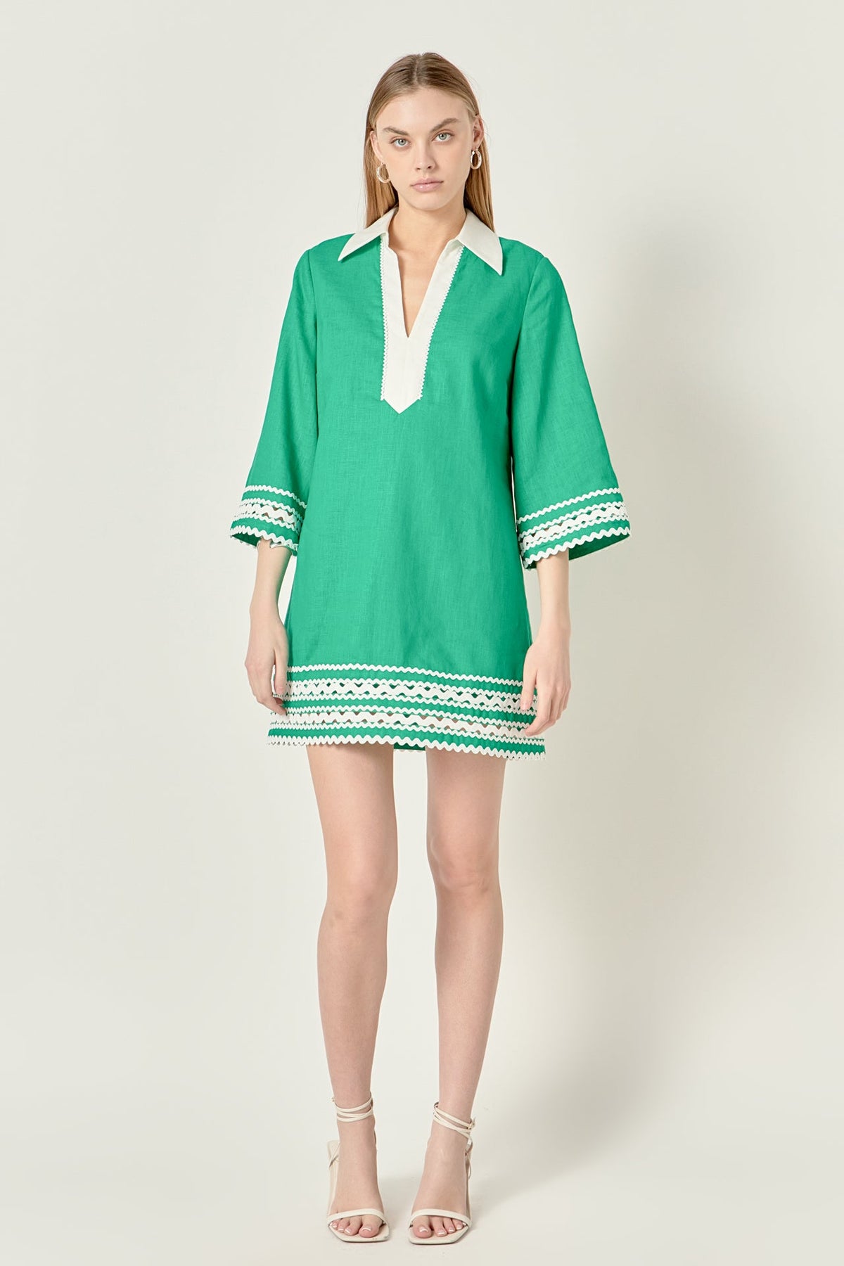 The Ric Rac Tunic Mini Dress
