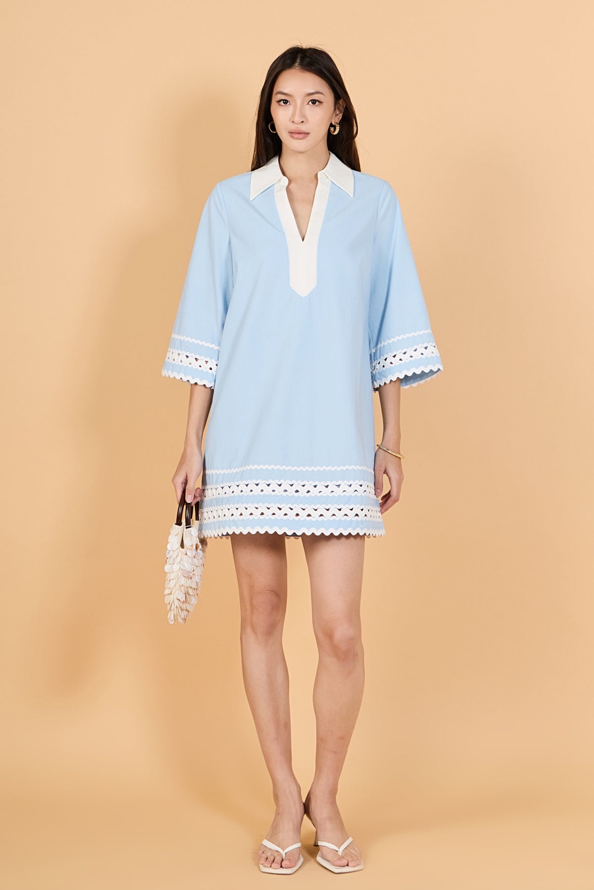 The Ric Rac Tunic Mini Dress