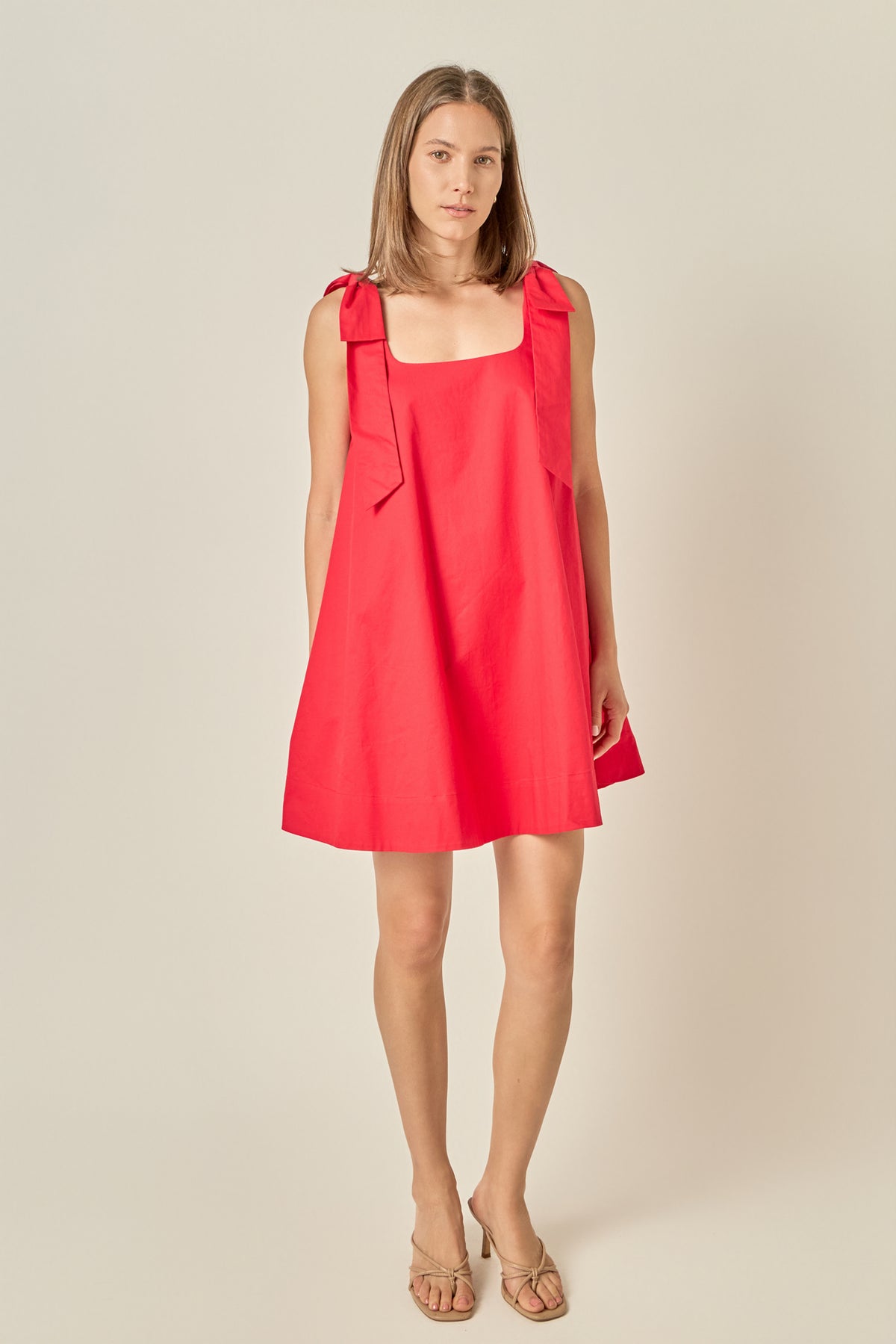 Femme Bow Detail Mini Dress