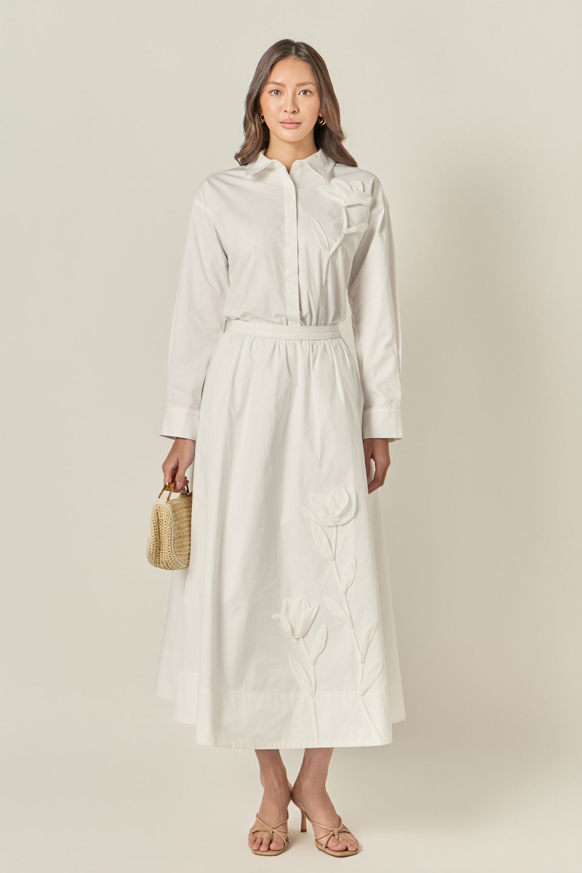 Appliqued Accent Shirt