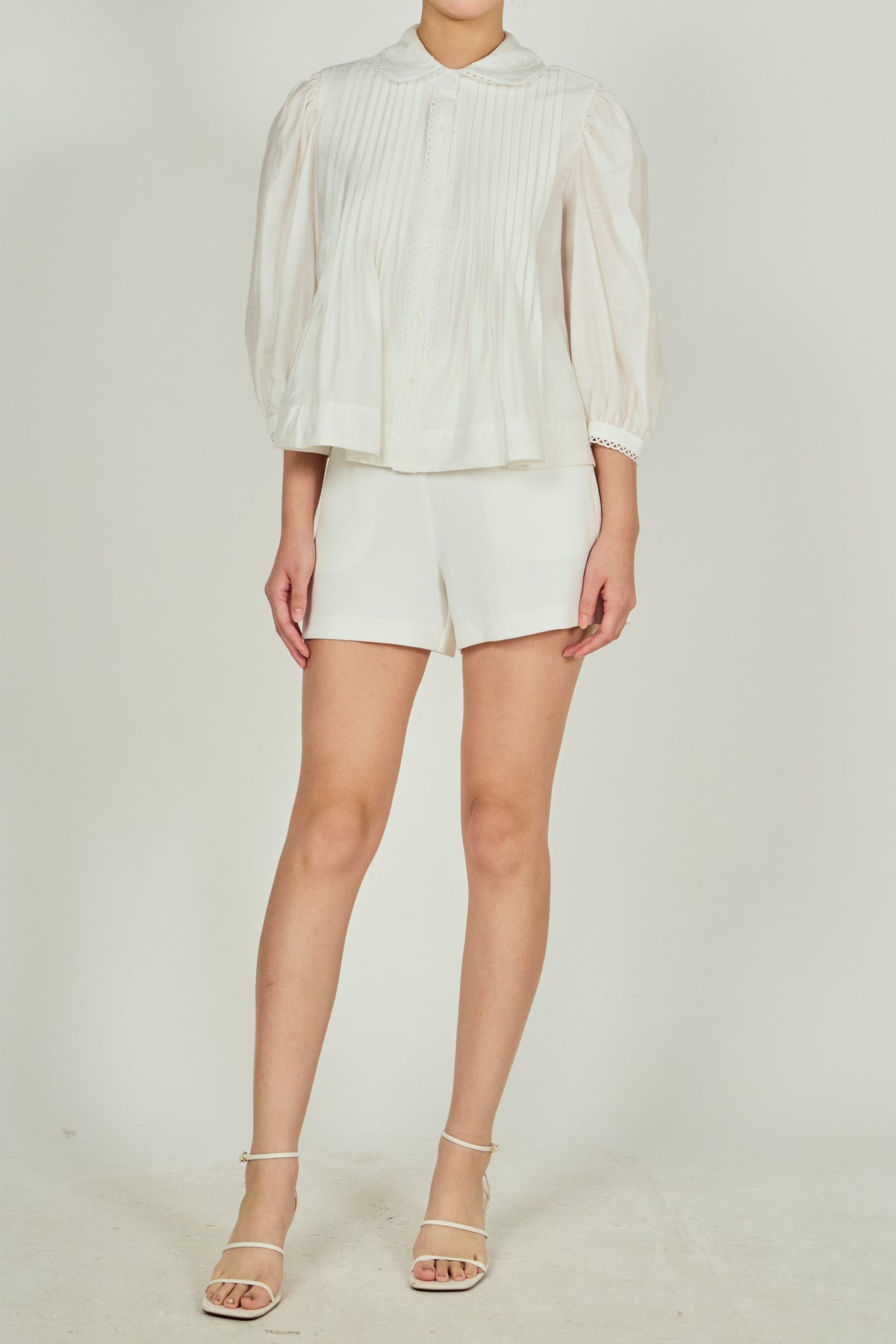 Scallop Detail Blouse