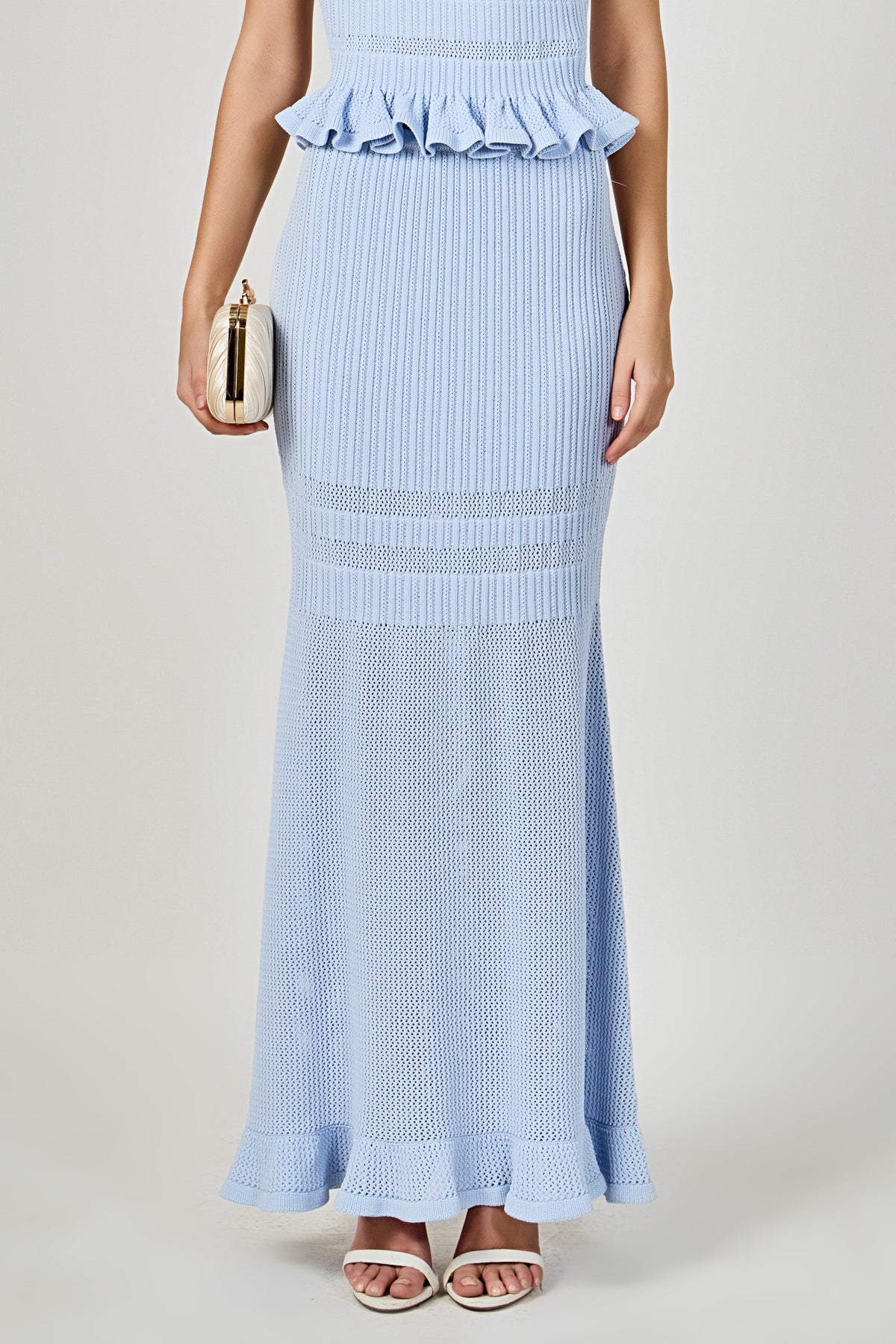 Knit Fitted Maxi Skirt