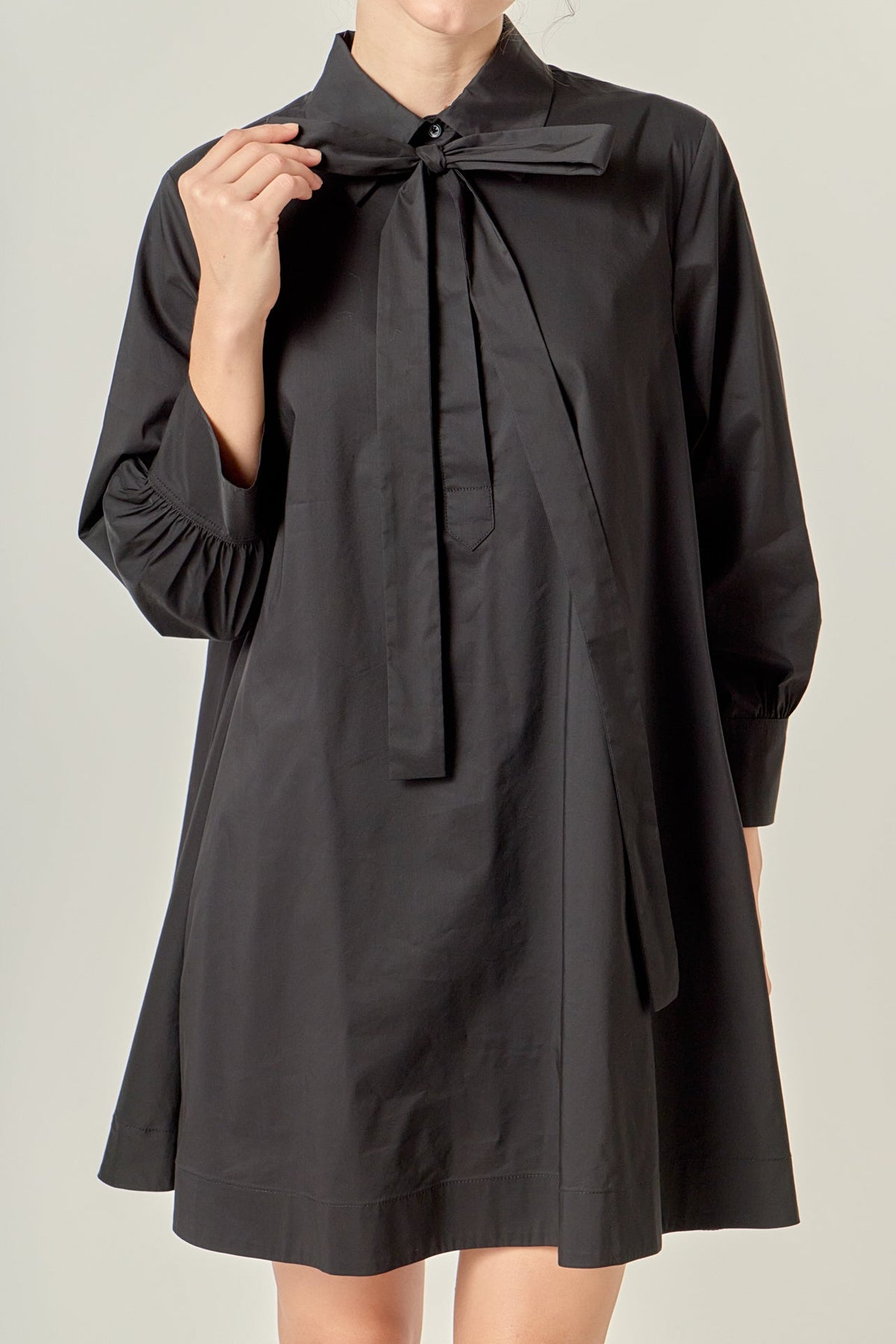 Bow Shirt Dress