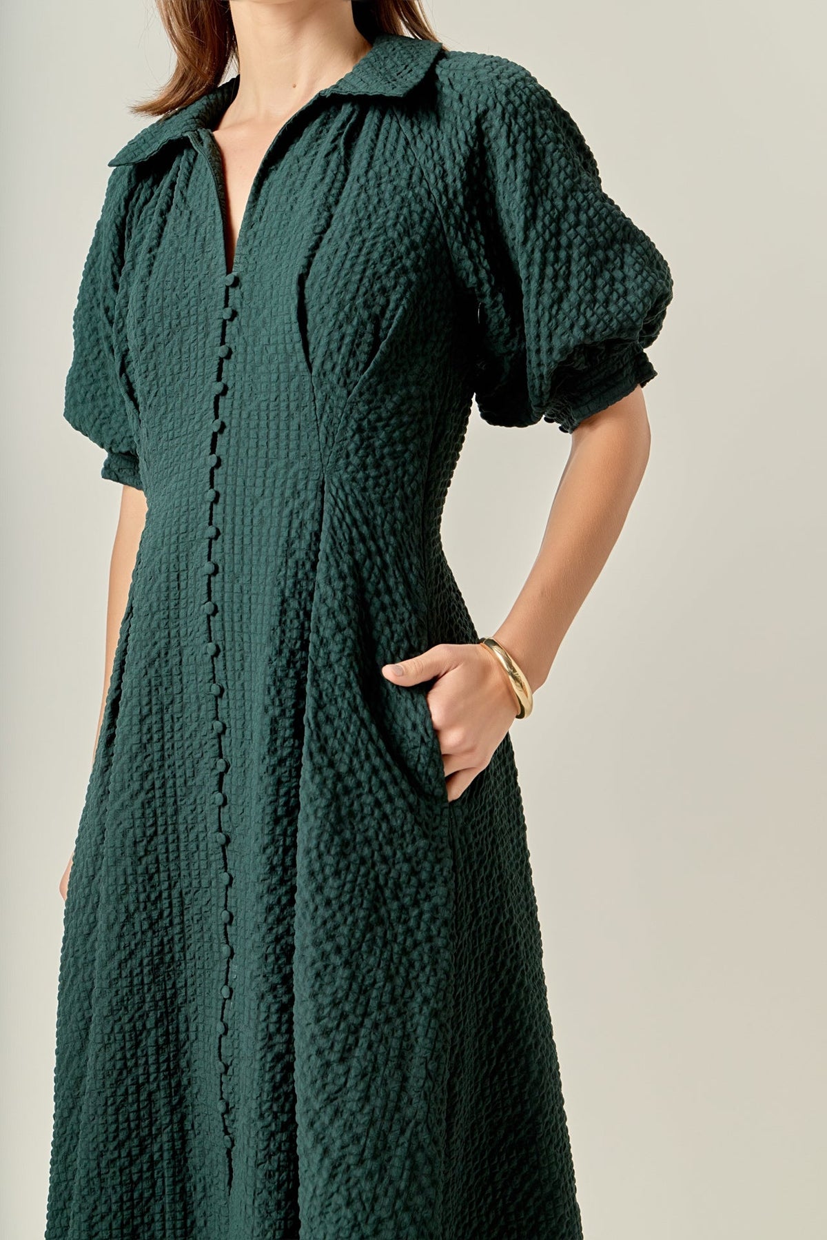 ENGLISH FACTORY - Shirt Midi Dress - DRESSES available at Objectrare