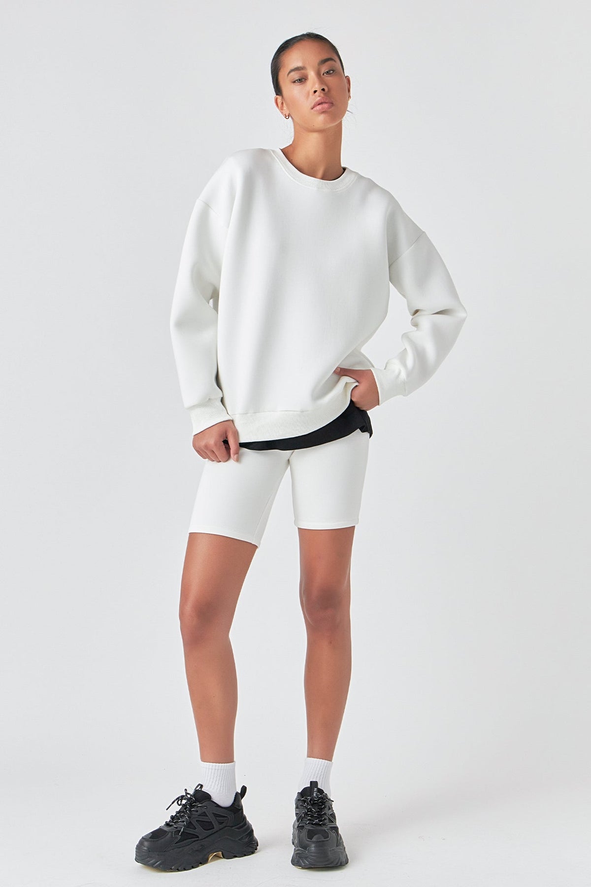 GREY LAB - Crewneck Sweatshirt - HOODIES & SWEATSHIRTS available at Objectrare