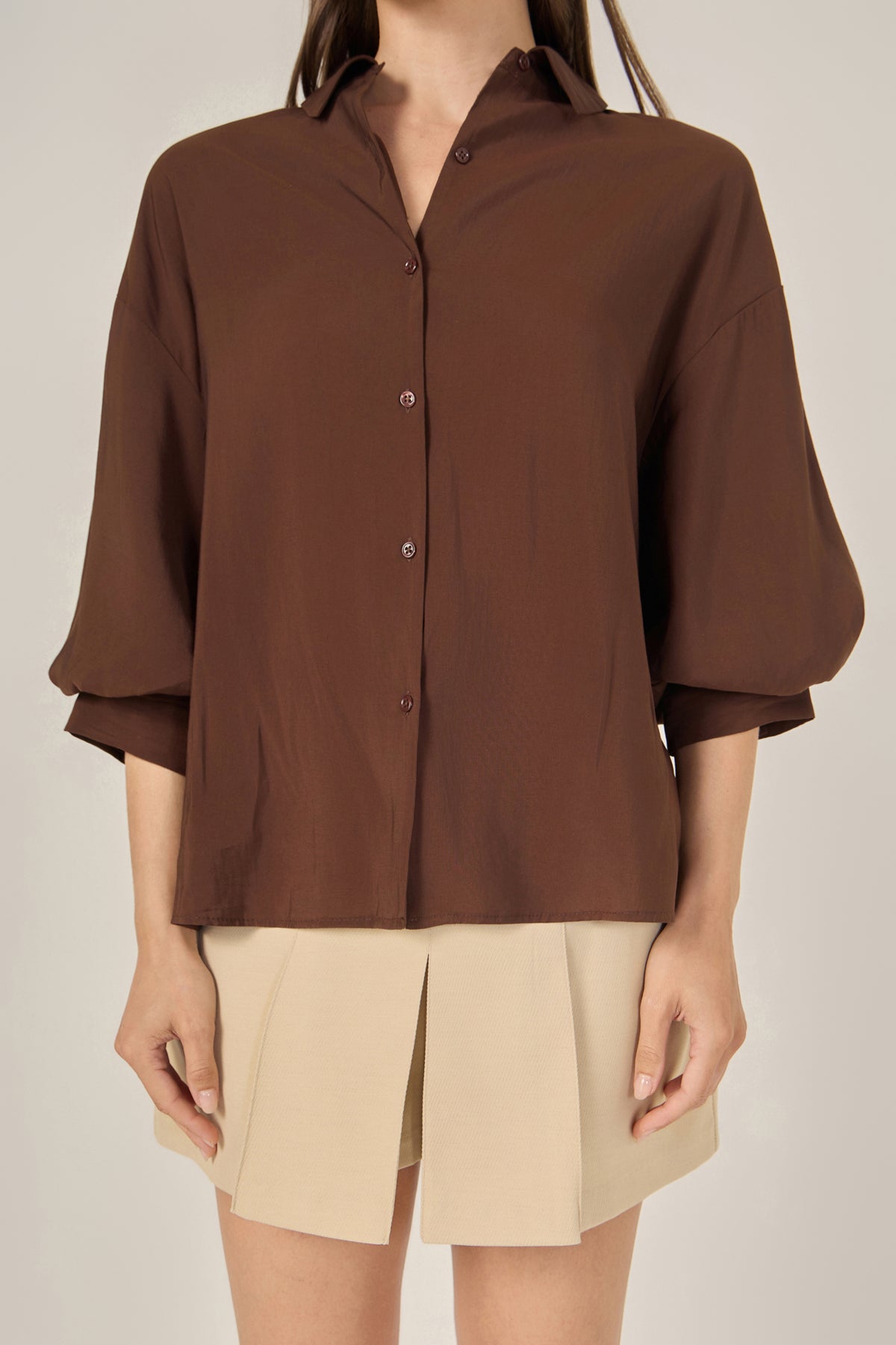 Balloon Sleeve Blouse