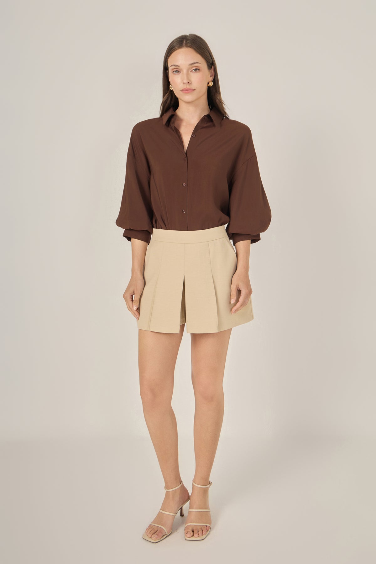 Balloon Sleeve Blouse