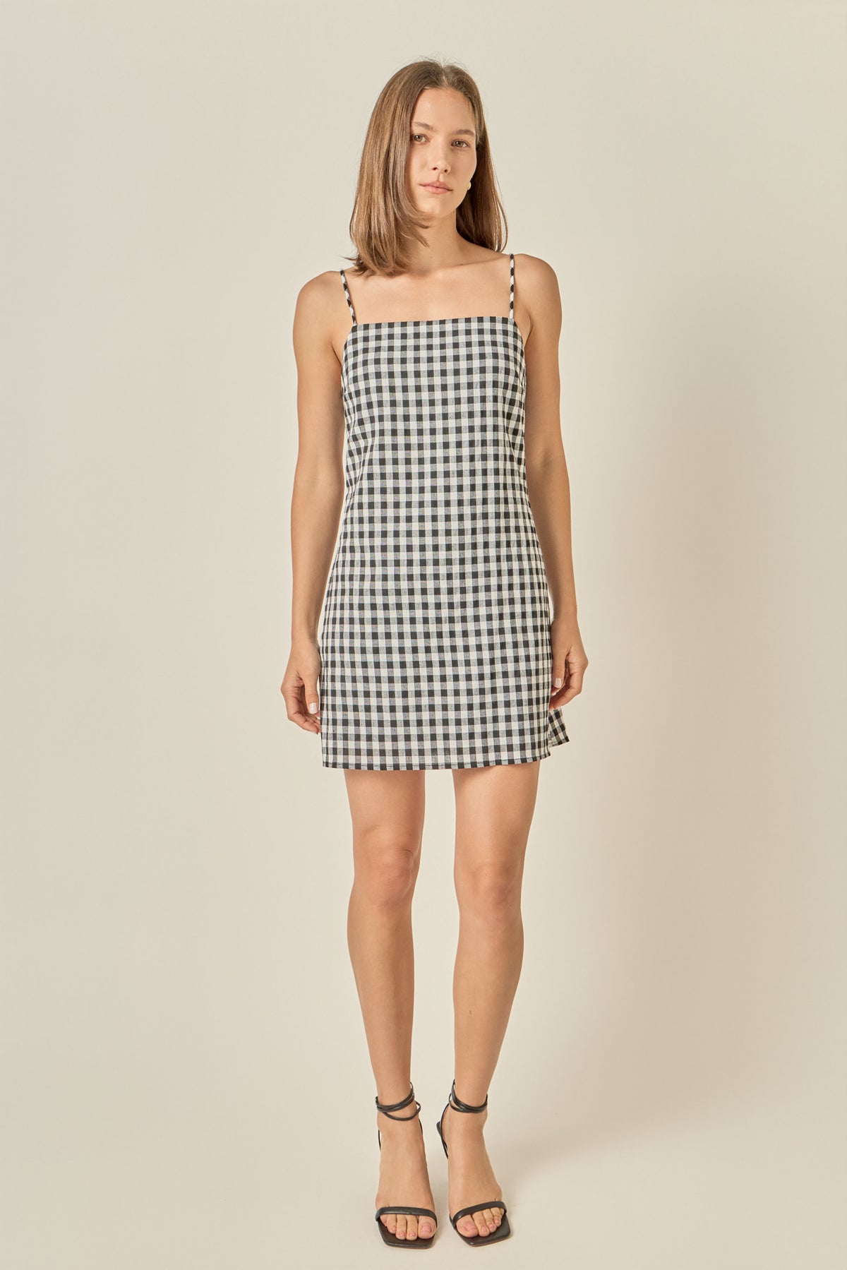 Black and White Checkered Dress