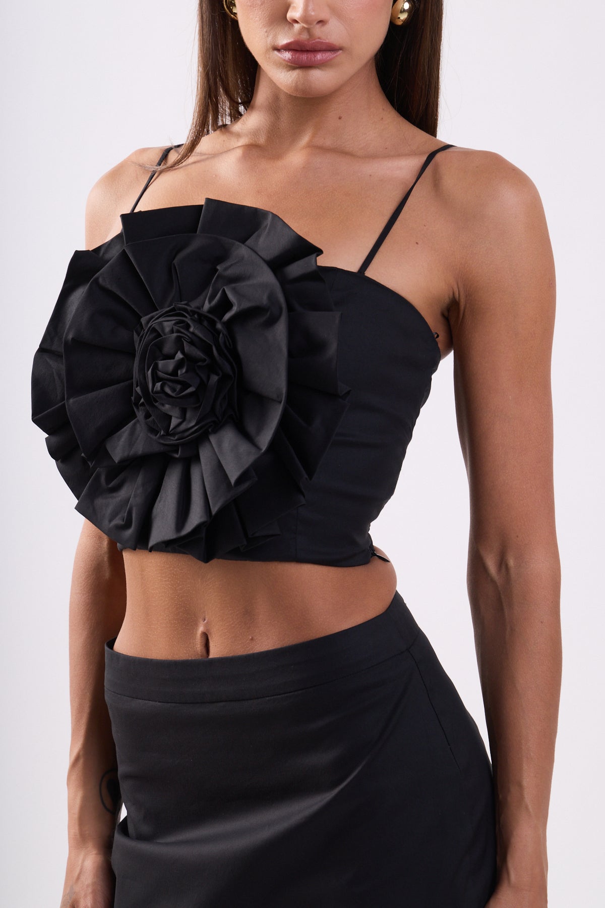 Floral Tube Cropped Top