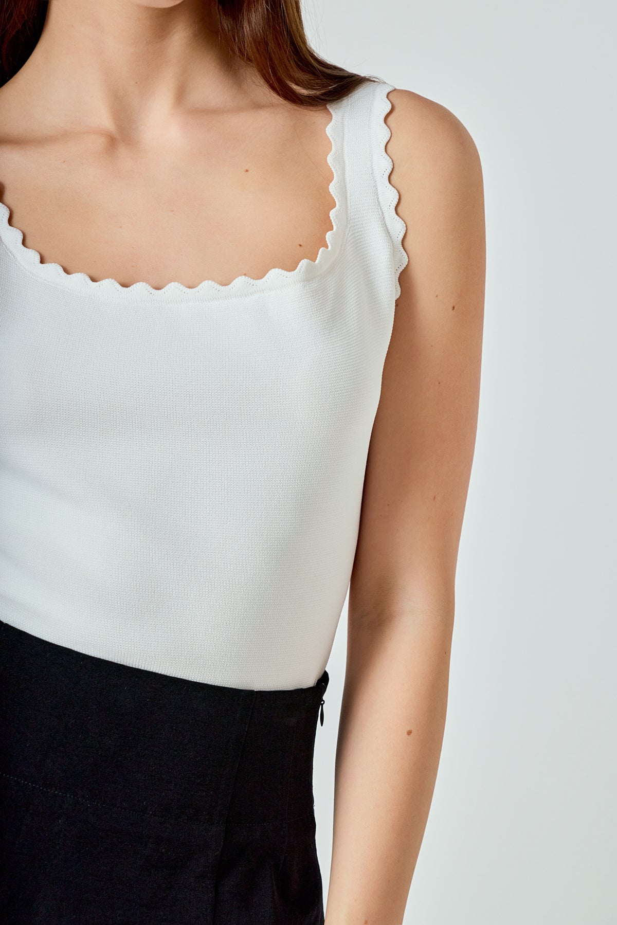 KNITTED TANK TOP