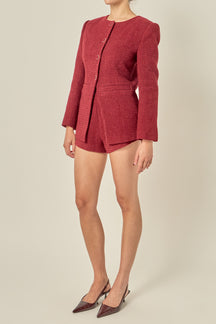 Tweed Shorts