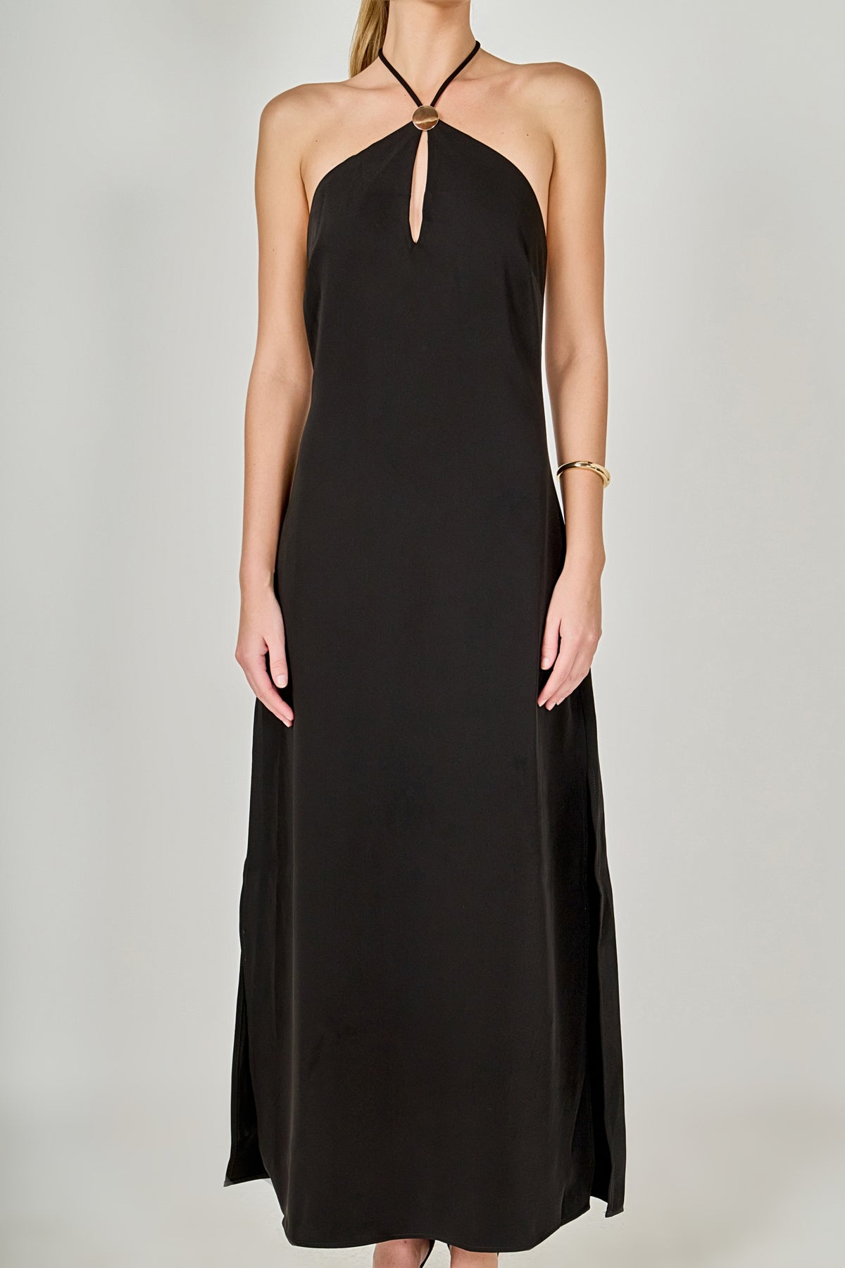 Halter Neck Maxi Dress
