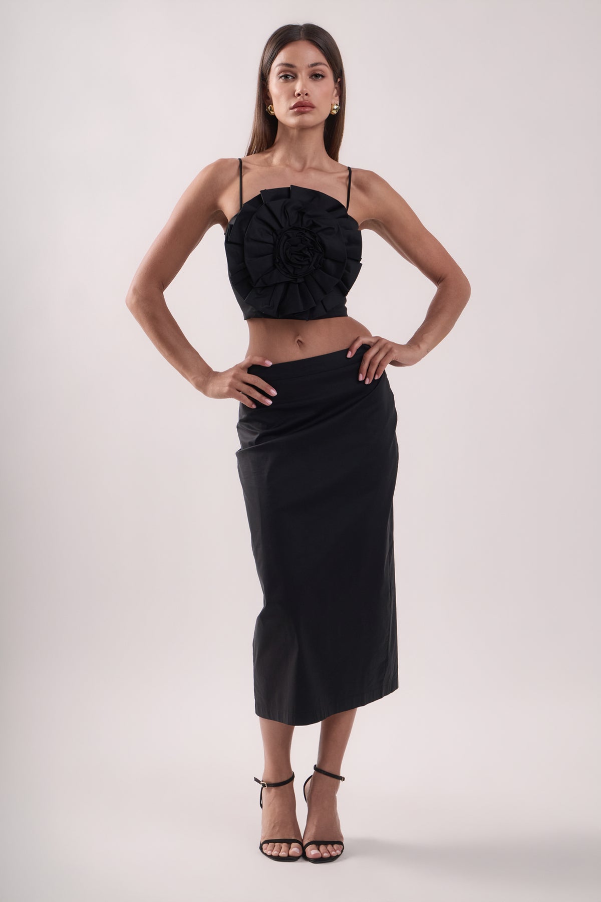 Floral Tube Cropped Top