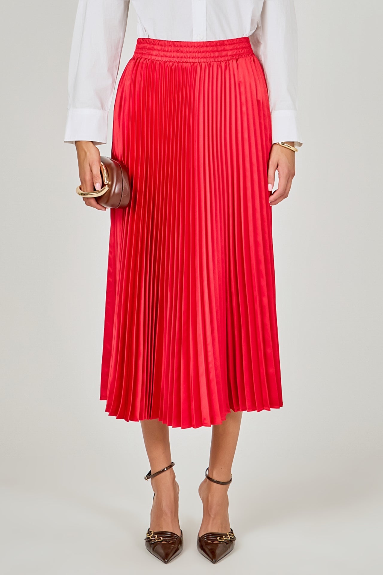 Sunburst Pleated Skirt