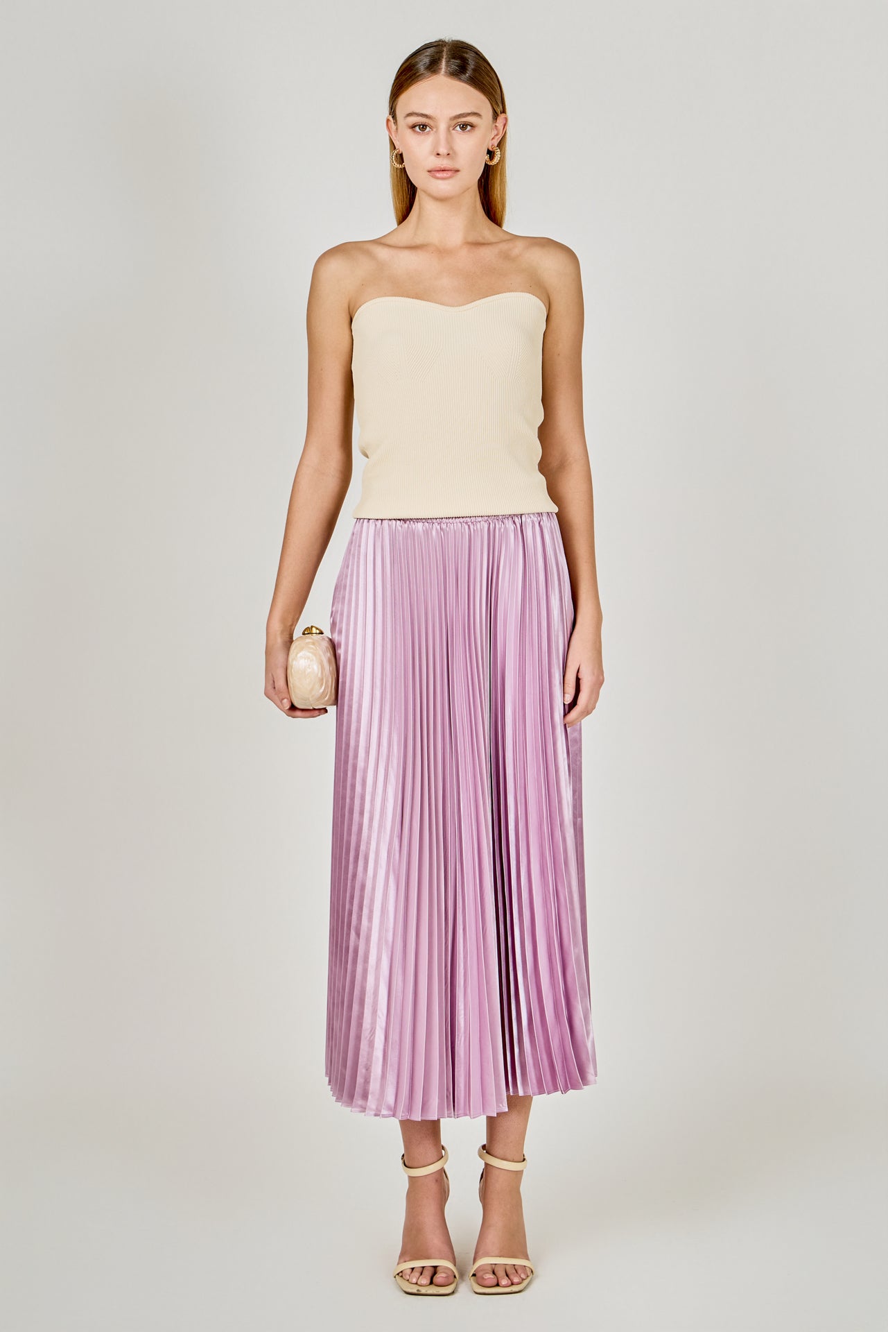 Sunburst Pleated Skirt