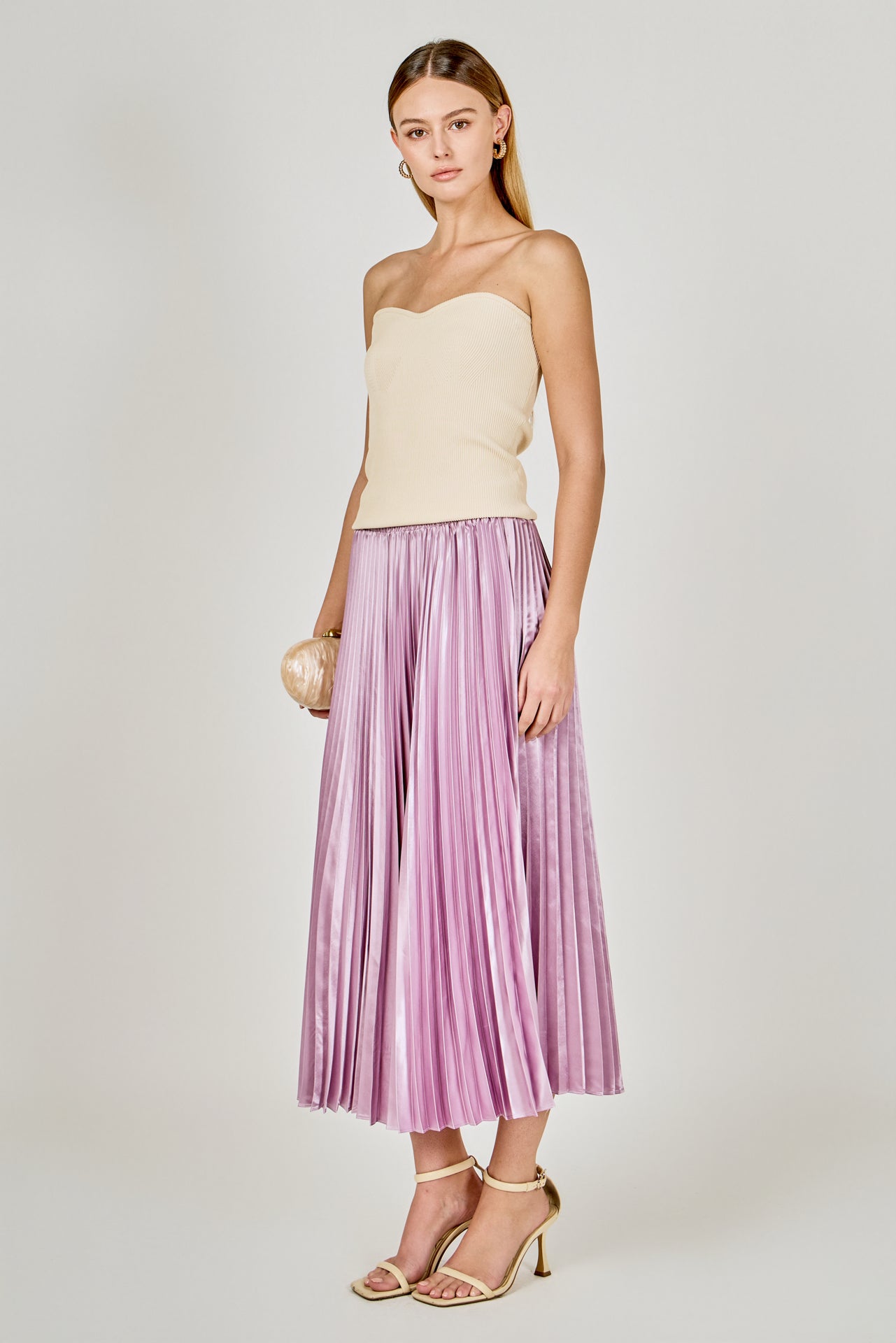 Sunburst Pleated Skirt