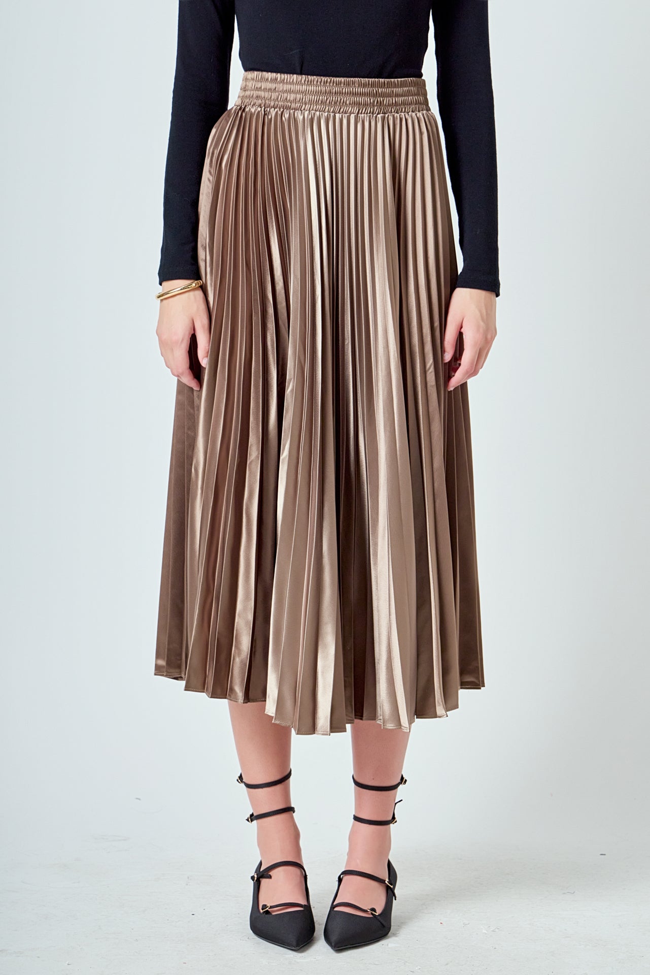 Sunburst Pleated Skirt