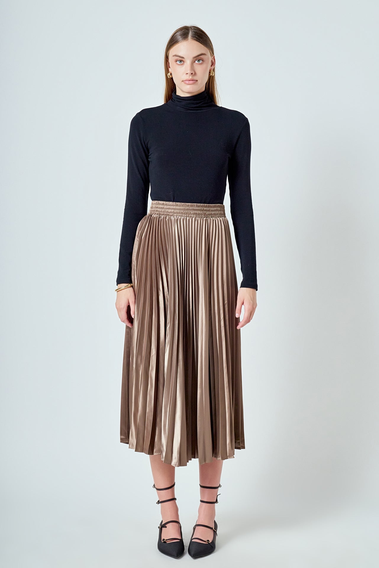 Sunburst Pleated Skirt