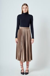 Sunburst Pleated Skirt