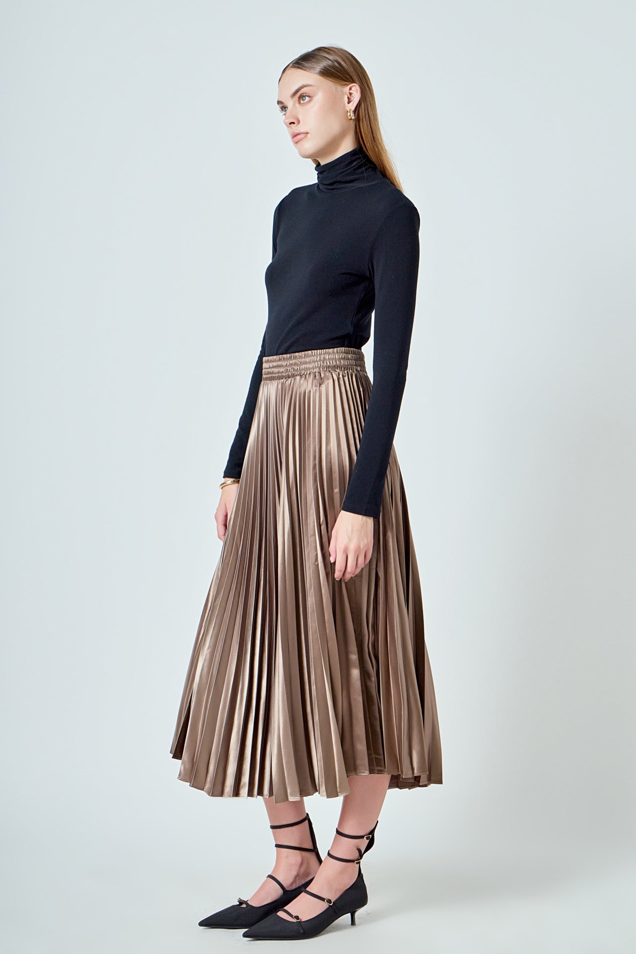Sunburst Pleated Skirt