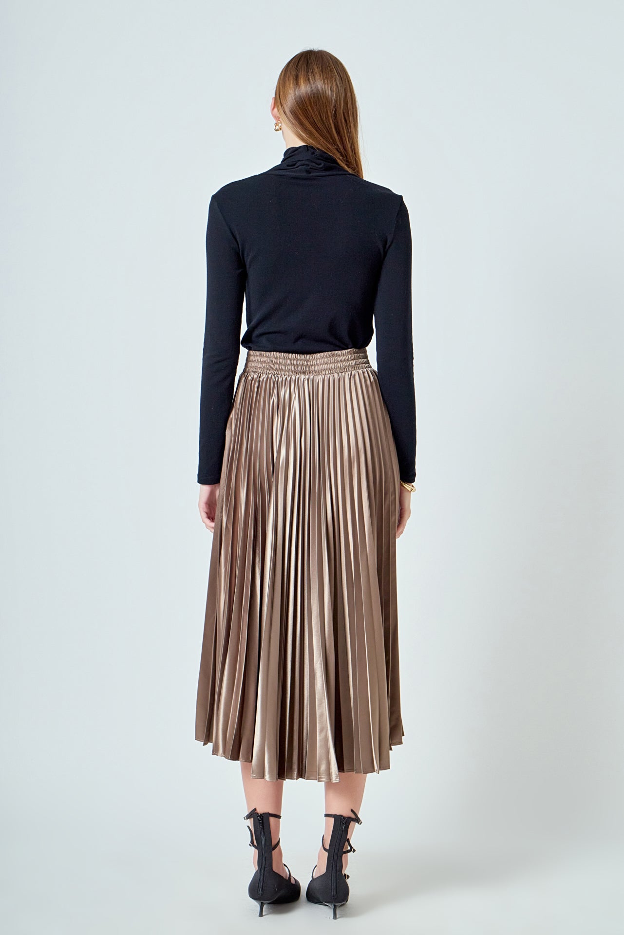 Sunburst Pleated Skirt