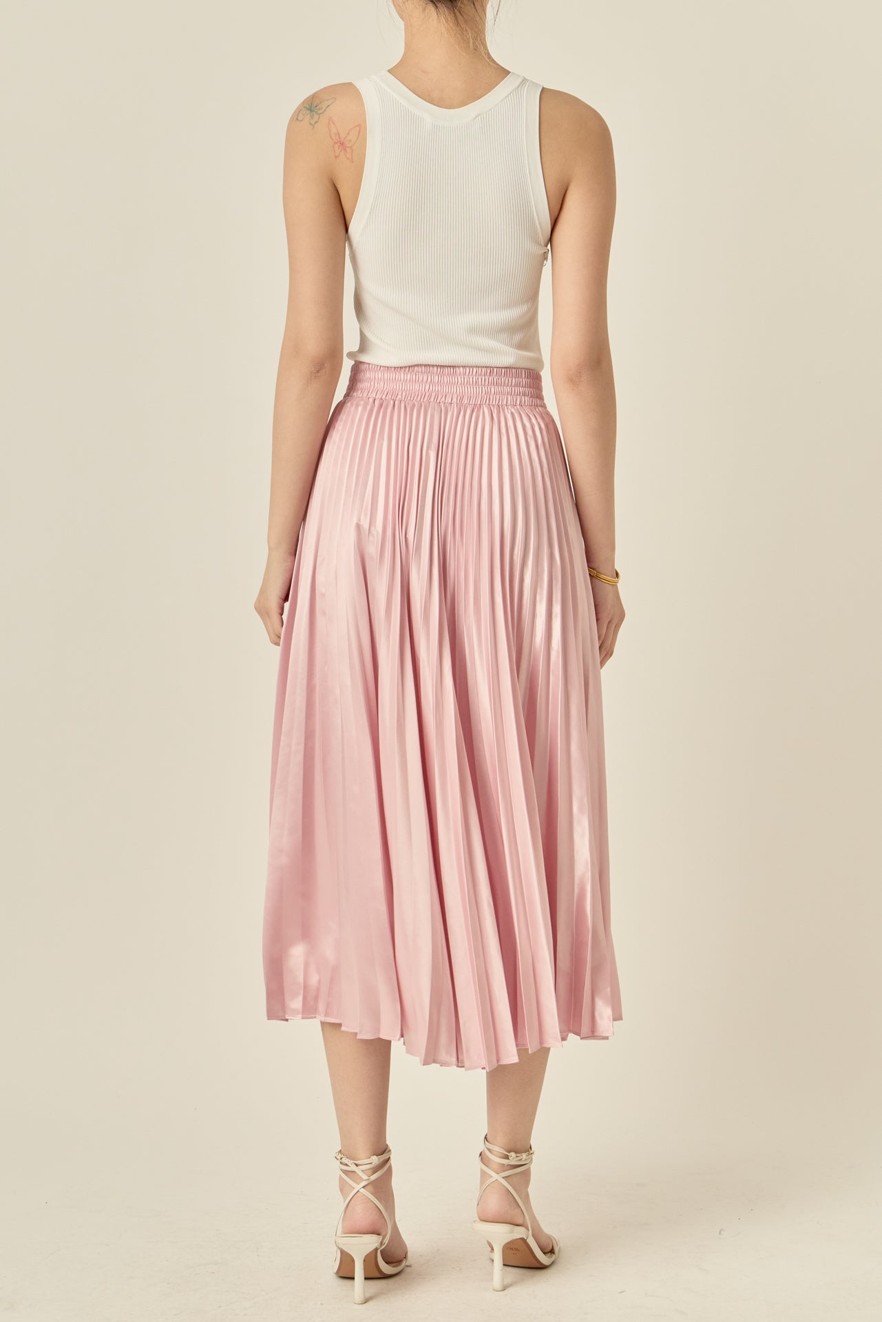 Sunburst Pleated Skirt