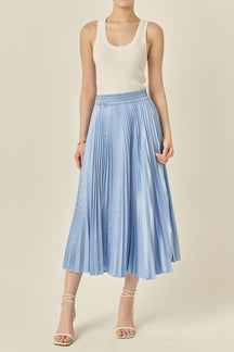 Sunburst Pleated Skirt