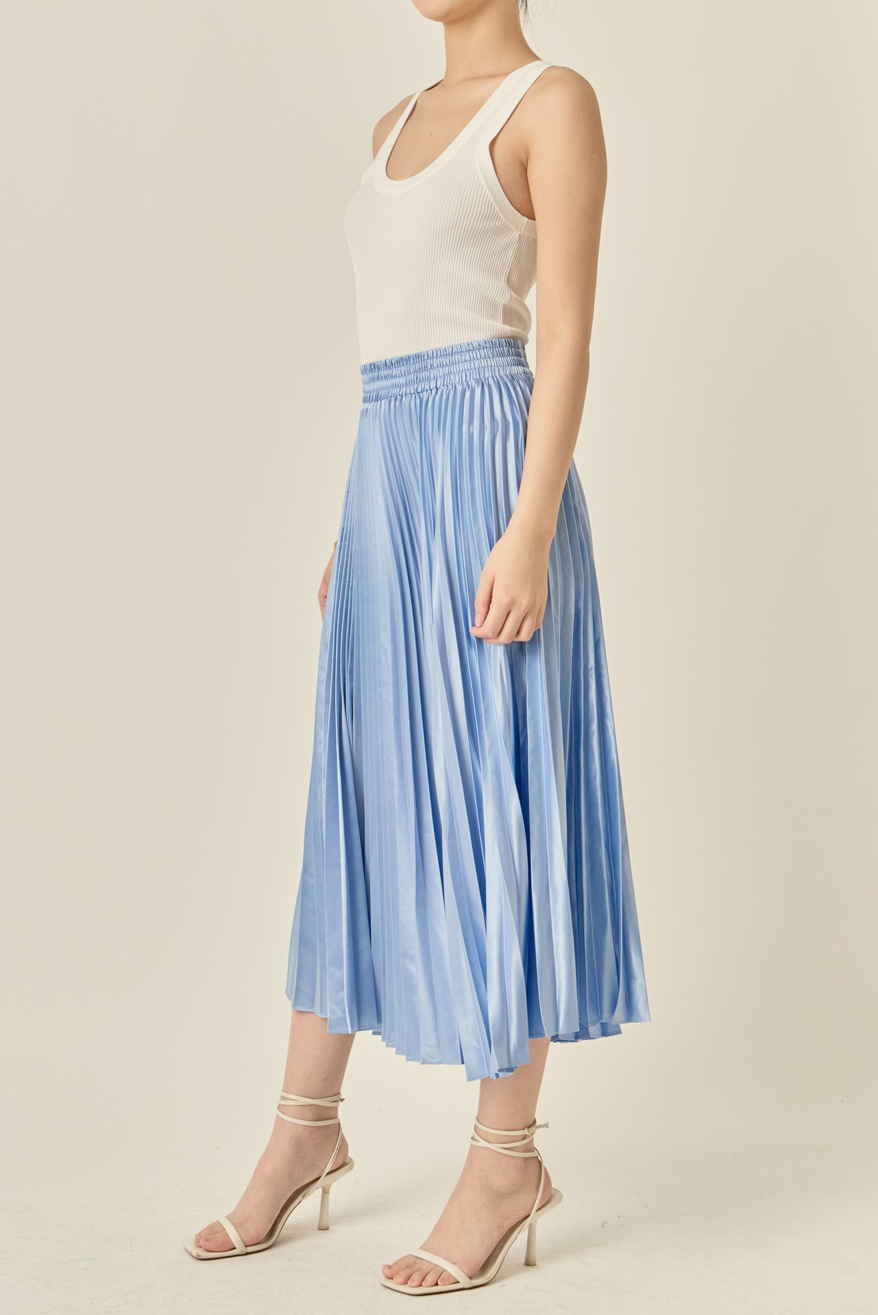 Sunburst Pleated Skirt