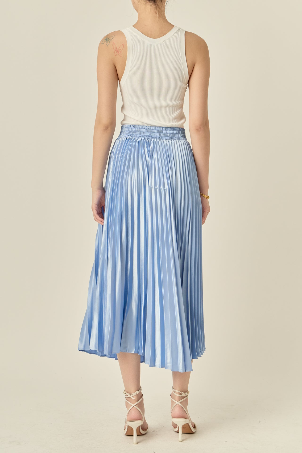 Sunburst Pleated Skirt