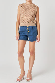 Crochet Vest Top